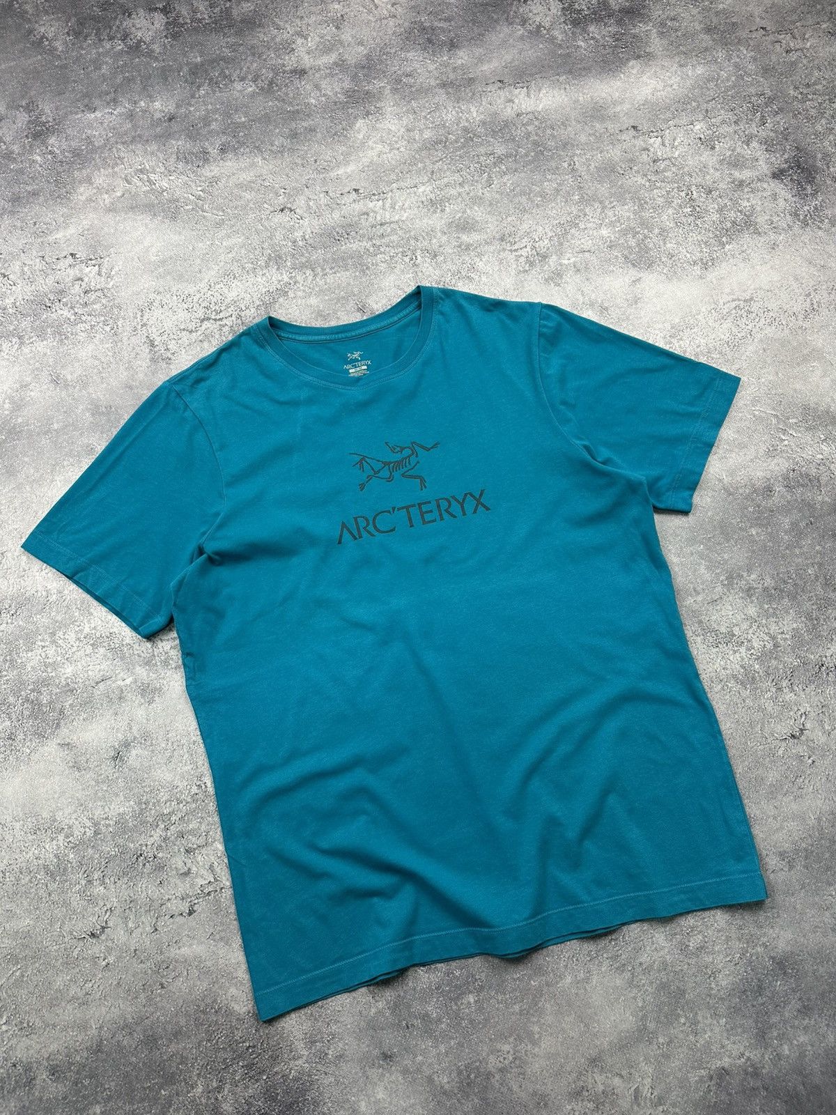 Arc'teryx Arcteryx T-Shirt Outdoor Gorpcore Big Centre Logo Blue Tee Size US M / EU 48-50 / 2 - 2 Thumbnail