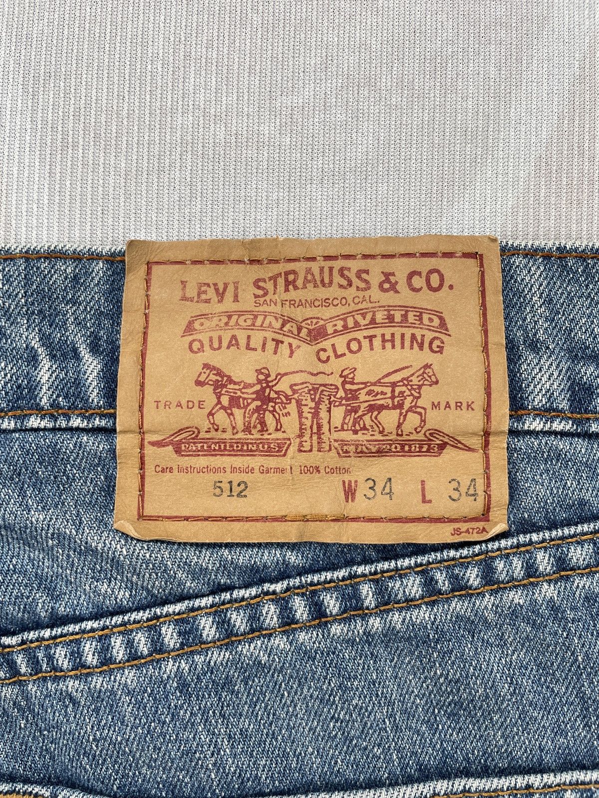 Levi's Levis 512 Straight Jeans Size US 32 / EU 48 - 12 Thumbnail