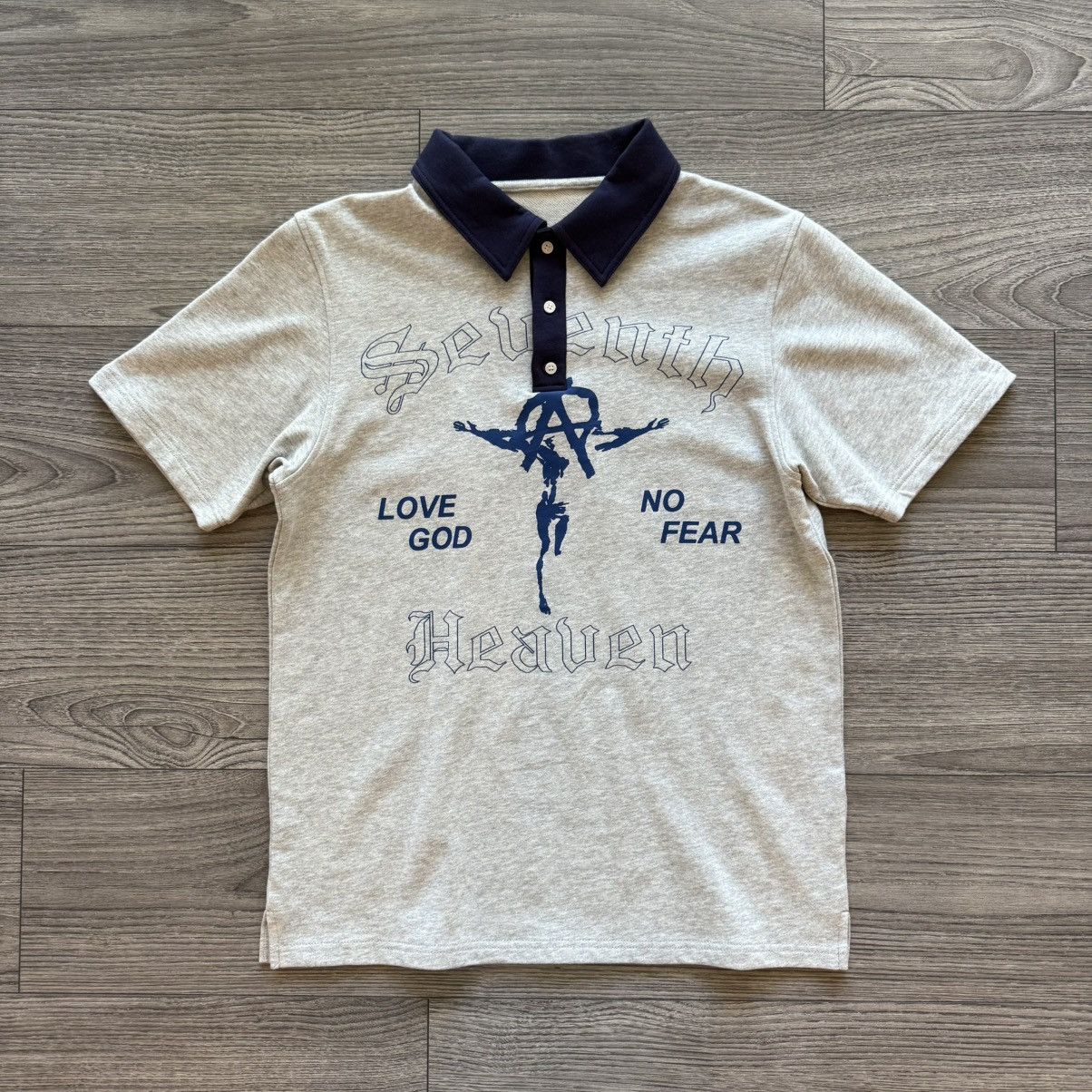 Seventh Heaven Love God No Fear Polo