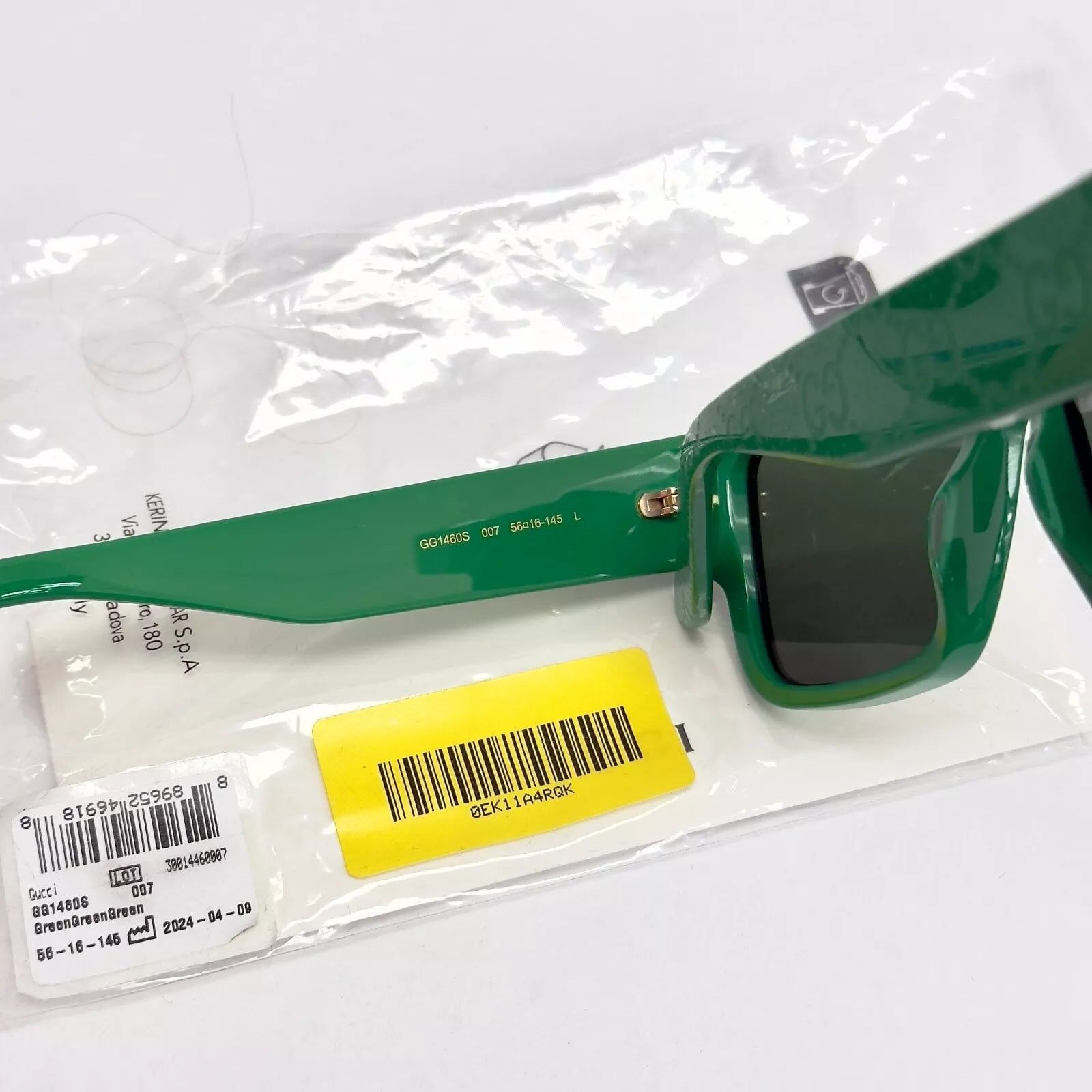 Gucci GUCCI 1460 GG Print Sport Aviator Gg1460S Sunglasses 007 Size ONE SIZE - 7 Thumbnail