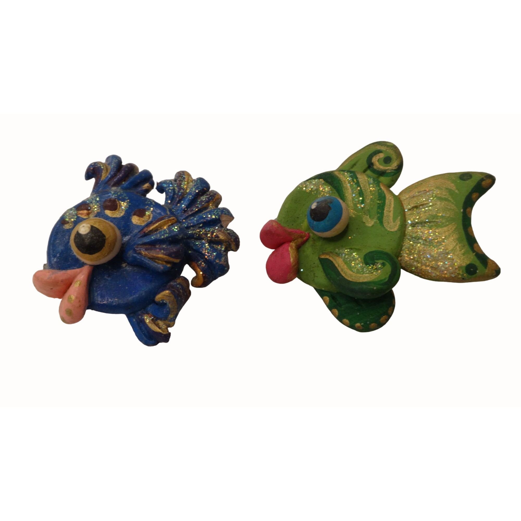 Other Noel’s Corpus Christi Vintage Clay Fish Lapel Pins Handcraft Size ONE SIZE - 1 Thumbnail
