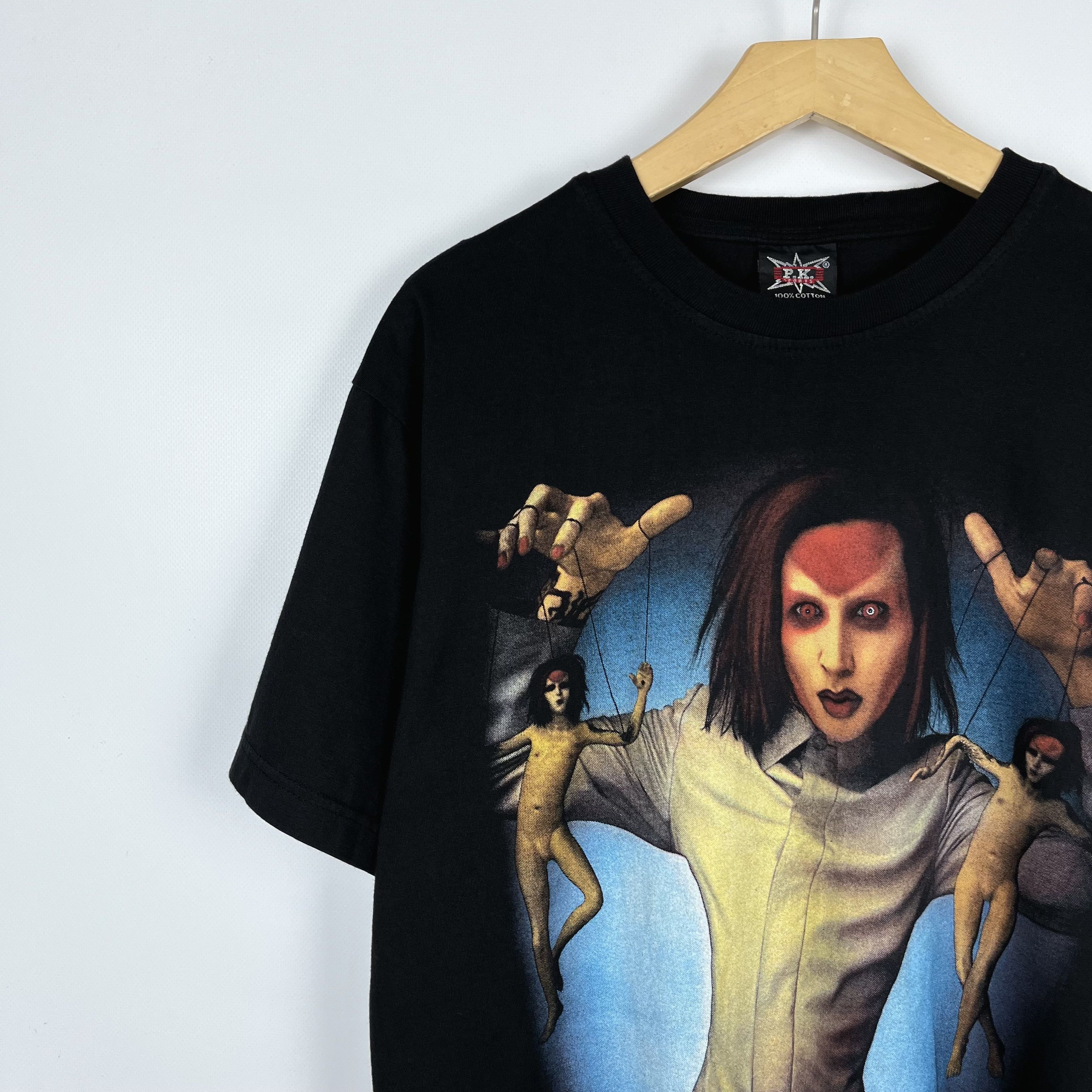 Band Tees Vintage Marilyn Manson Rare Rock Band T Shirt 2000’s Size US L / EU 52-54 / 3 - 5 Thumbnail