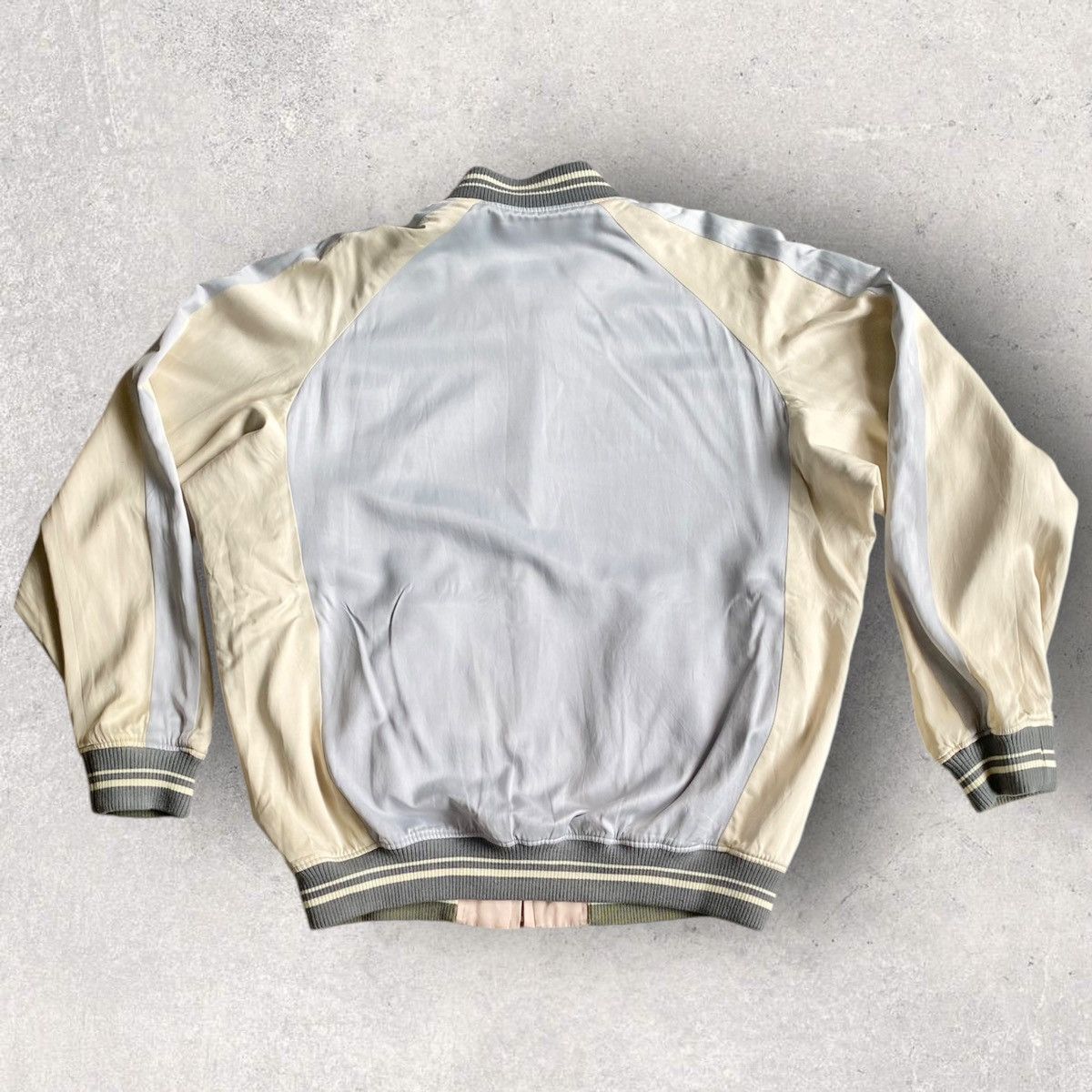 Lad Musician Rayon Blend Reversible Oversized Bomber Jacket Size US S / EU 44-46 / 1 - 5 Thumbnail