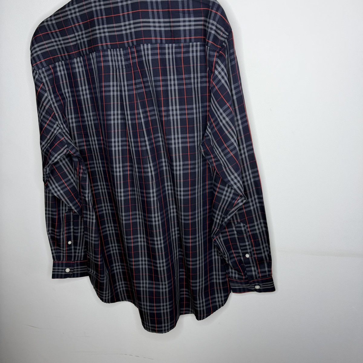 Burberry Burberry Nova Check Navy Checkered Shirt Button Up BRAND NEW Size US M / EU 48-50 / 2 - 13 Thumbnail