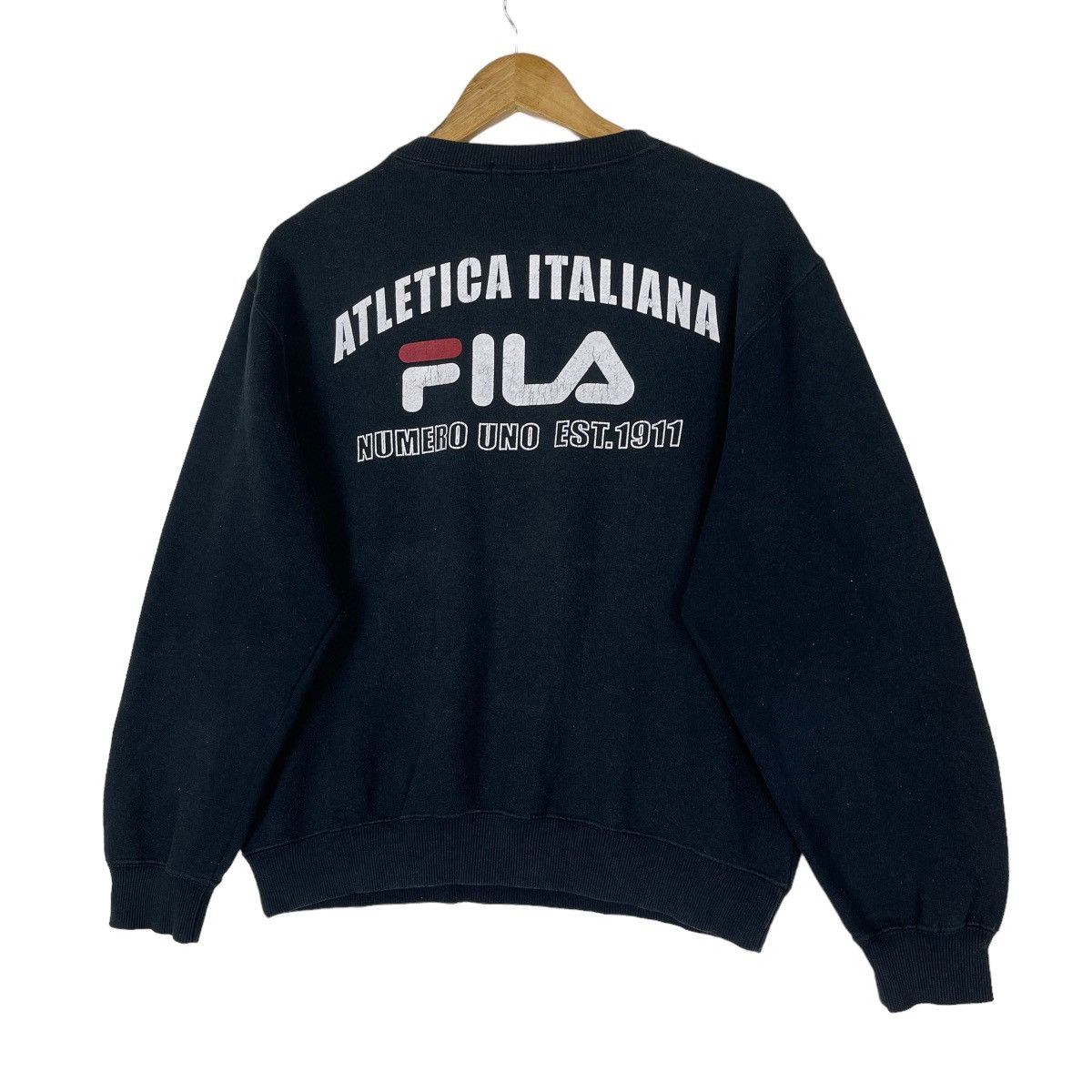 Fila Vintage 90s Fila Big Logo Crewneck Sweatshirt Size US S / EU 44-46 / 1 - 3 Thumbnail