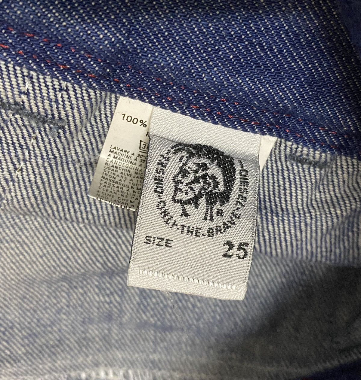 Diesel × If Six Was Nine Rare Design Vintage Brand Diesel Flared Jeans 1990s Size US 26 / EU 42 - 7 Thumbnail
