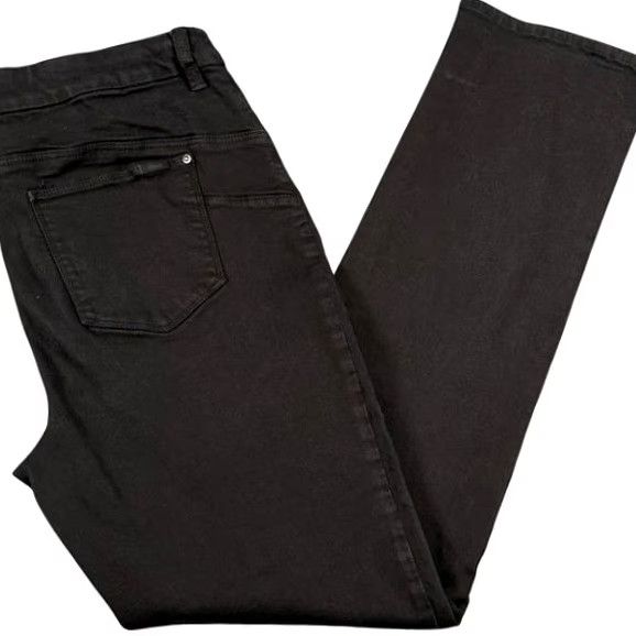 Vintage Chico's Black SO LIFTING Slim Leg Pants Women 10 Regular 34x31 Denim Workwear Vintage Retro Minimalist Size 32" / US 10 / IT 46 - 2 Thumbnail