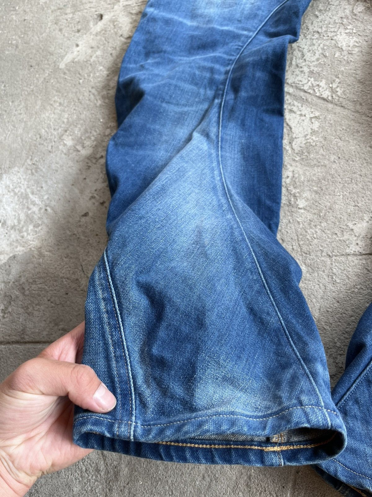 G-Star × Japanese Brand Faded Distressed G Star Taw Arc 3D Loose Tapered Jeans Pants Size US 31 - 11 Thumbnail