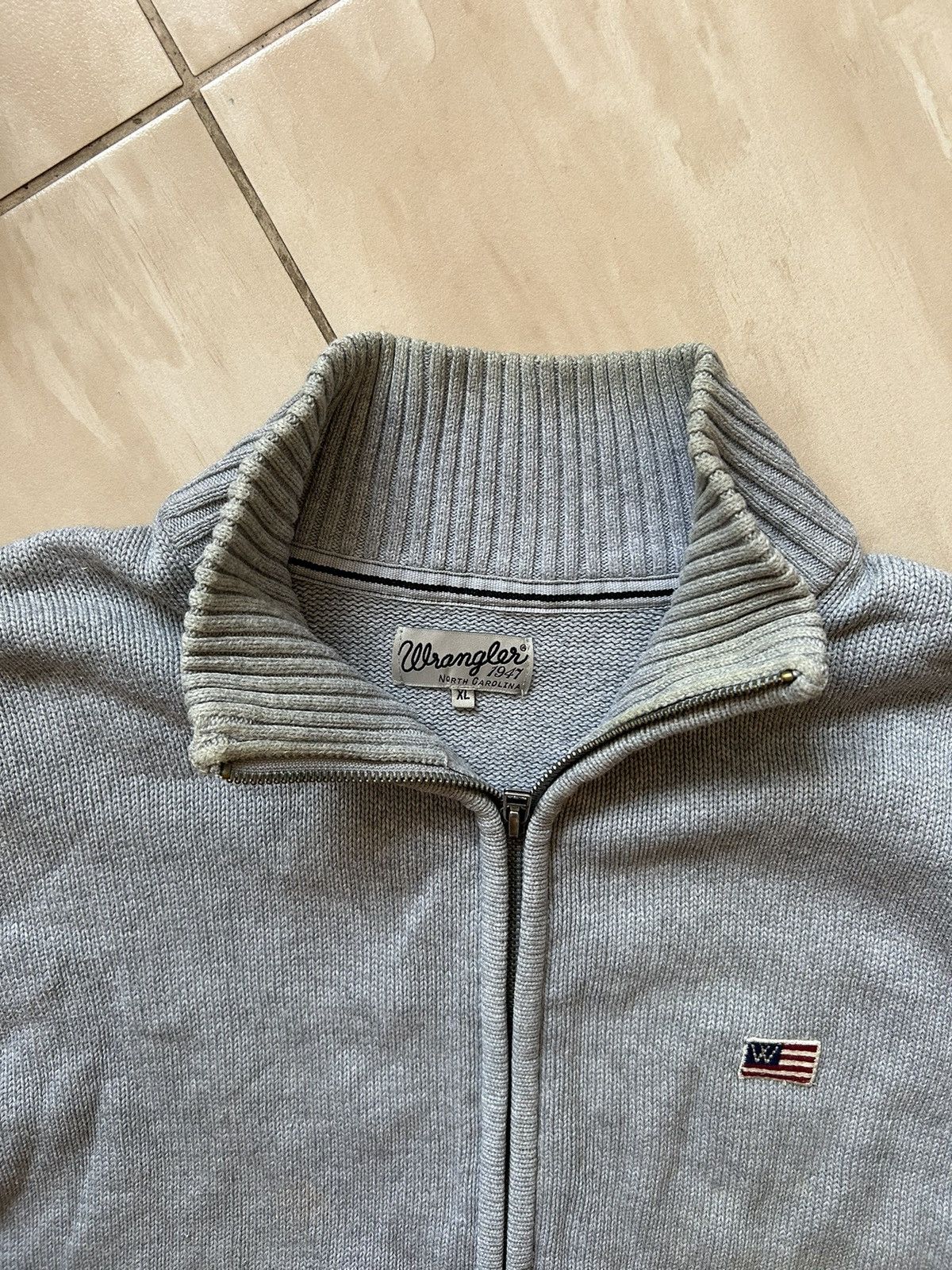 Wrangler vintage wrangler sweater american vintage usa full zip Size US L / EU 52-54 / 3 - 3 Thumbnail