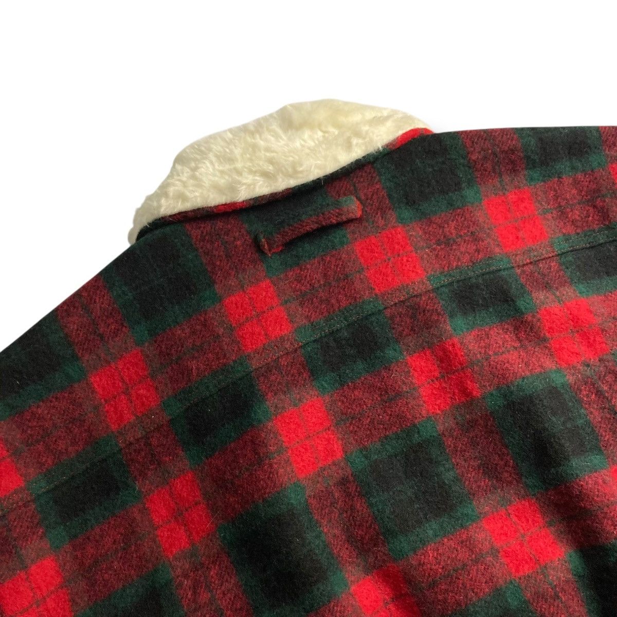 Japanese Brand 🇯🇵 VINTAGE GRIP CHECKERED FULL ZIP WOOL BOMBER JACKET Size US XL / EU 56 / 4 - 15 Thumbnail