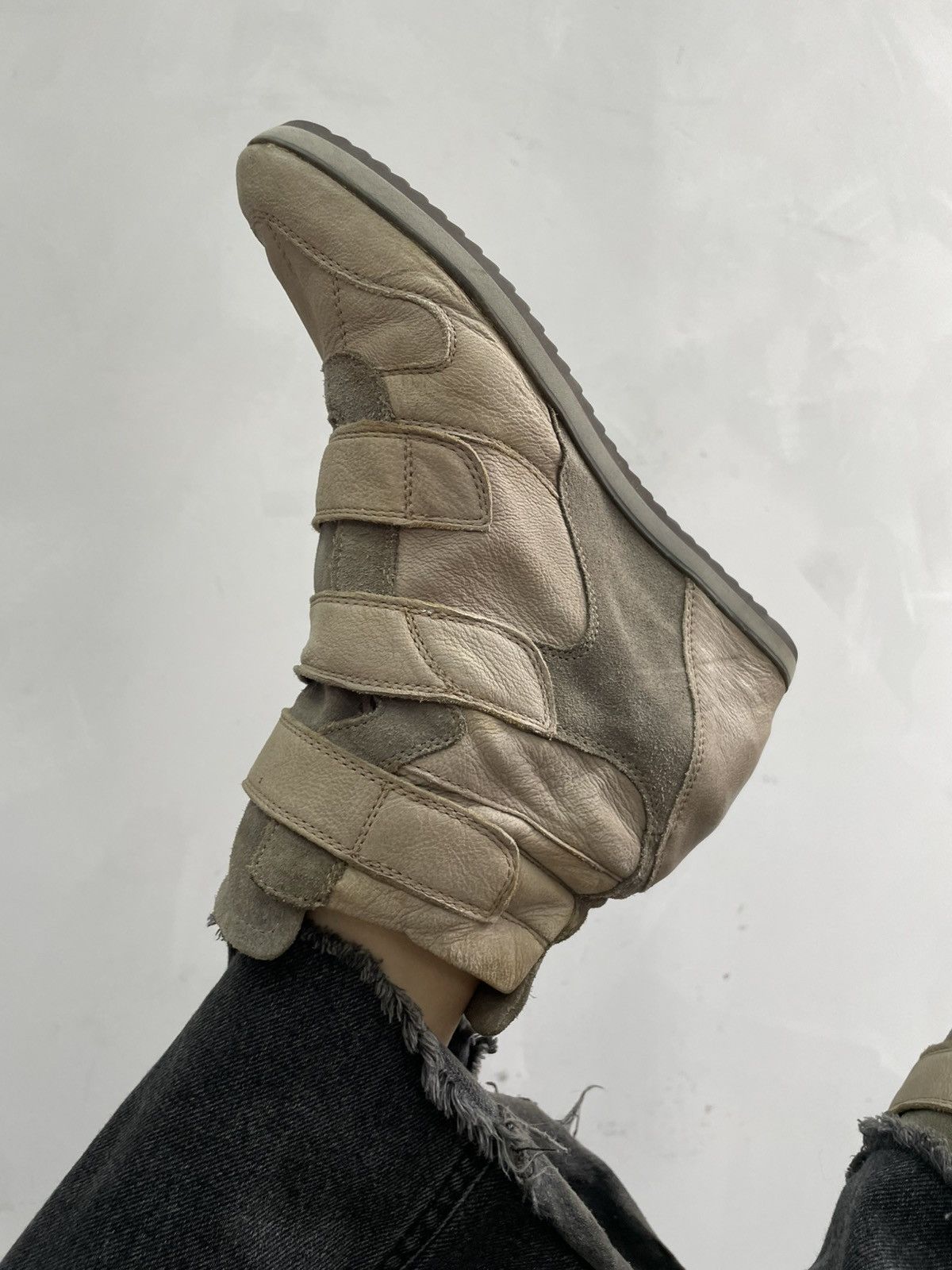 Geox Heel leather boots Isabel Marant style wedge sneakers y2k Size US 9 / IT 39 - 13 Thumbnail