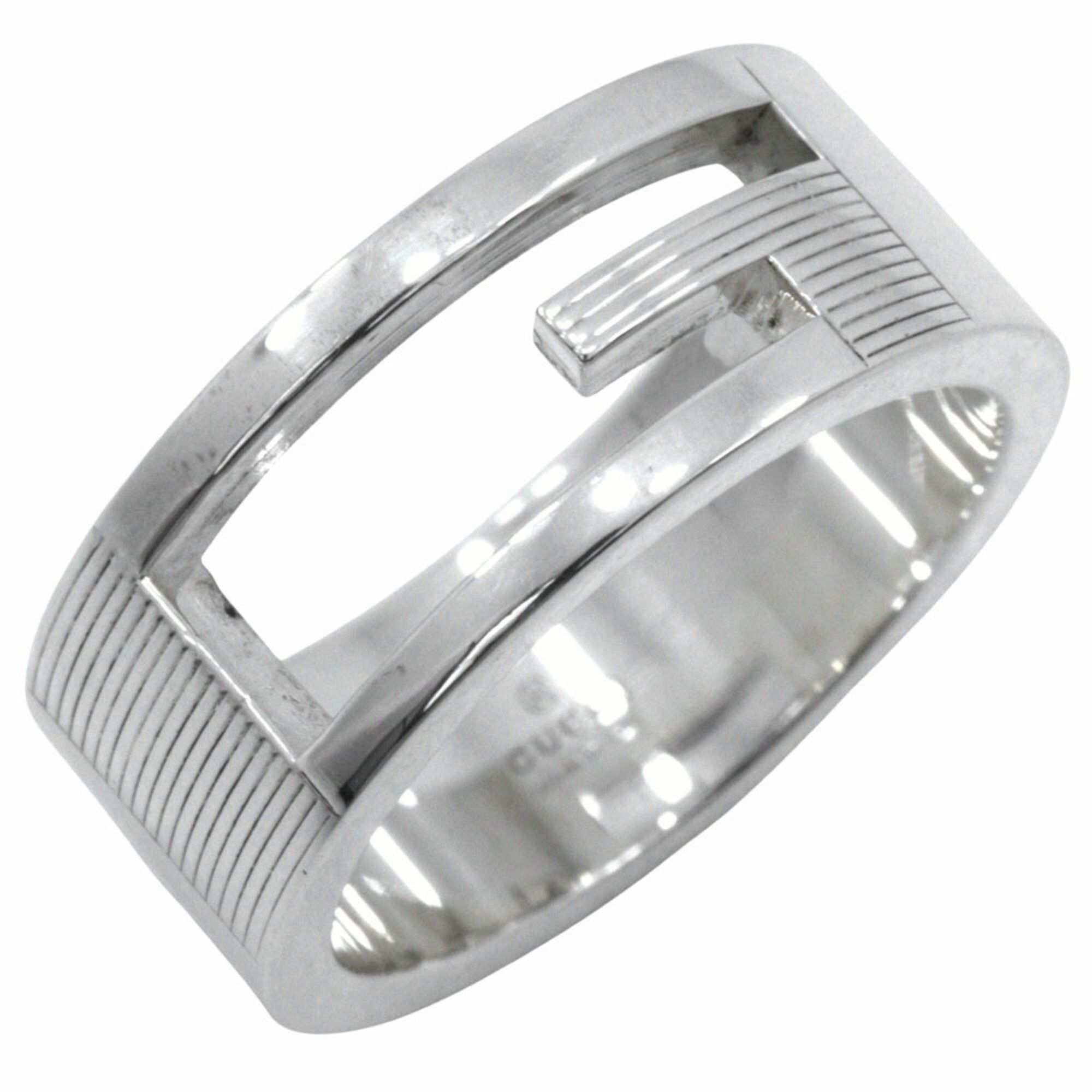 Gucci Gucci Branded G Ring, Size 13, 925 Sterling Silver, Approx. 7.9g, Women's, I213023109 Size ONE SIZE - 1 Thumbnail