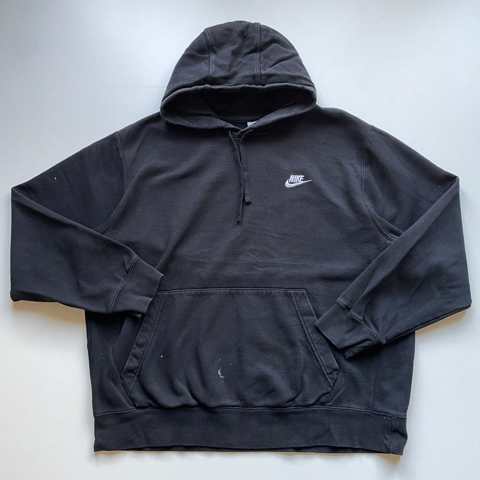 Nike Vintage Y2K Nike Sportswear Swoosh Hoodie Size XL Black Rare Size US XL / EU 56 / 4 - 1 Thumbnail