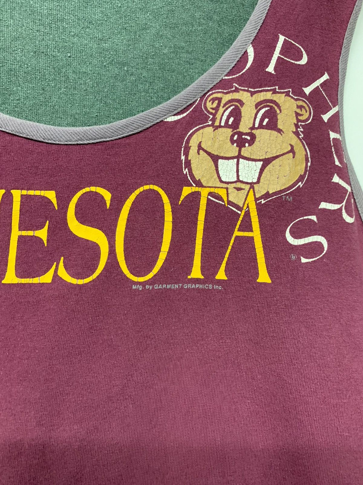 Vintage Rare Vintage 80's Minnesota By Garment Graphic Sleeveless Size US M / EU 48-50 / 2 - 5 Thumbnail