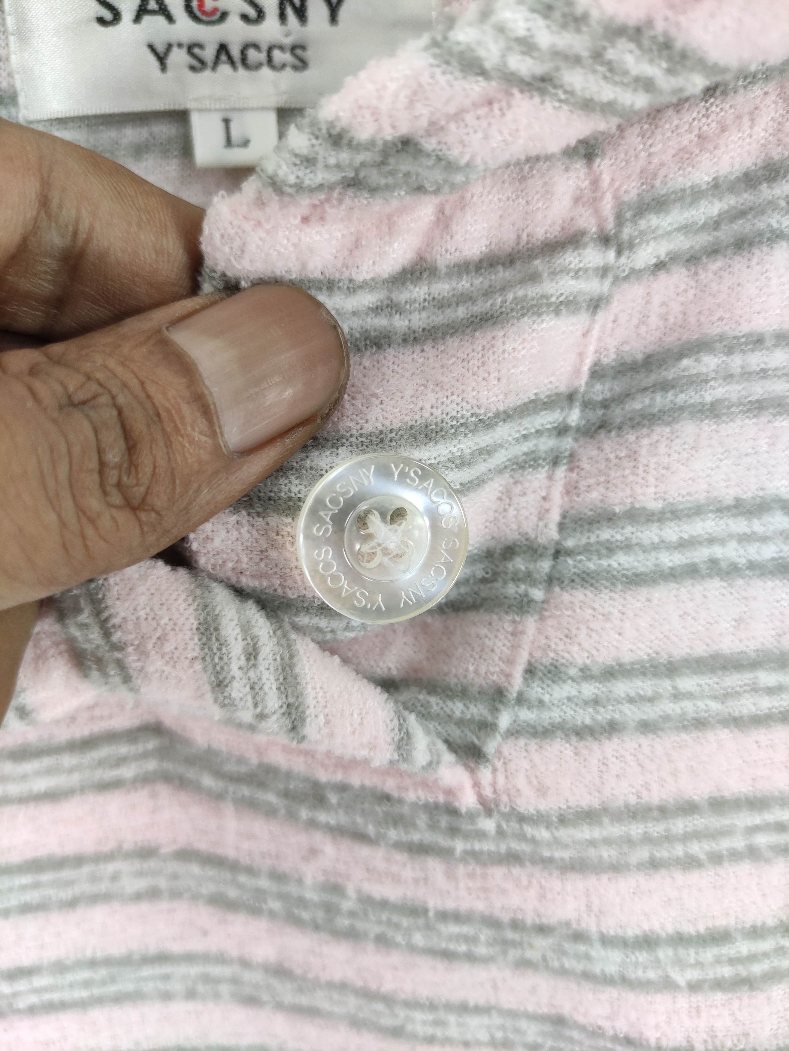 Japanese Brand Vintage Sacsny By Yohji Yamamoto Sleeping Wear Striped Size L / US 10 / IT 46 - 4 Thumbnail