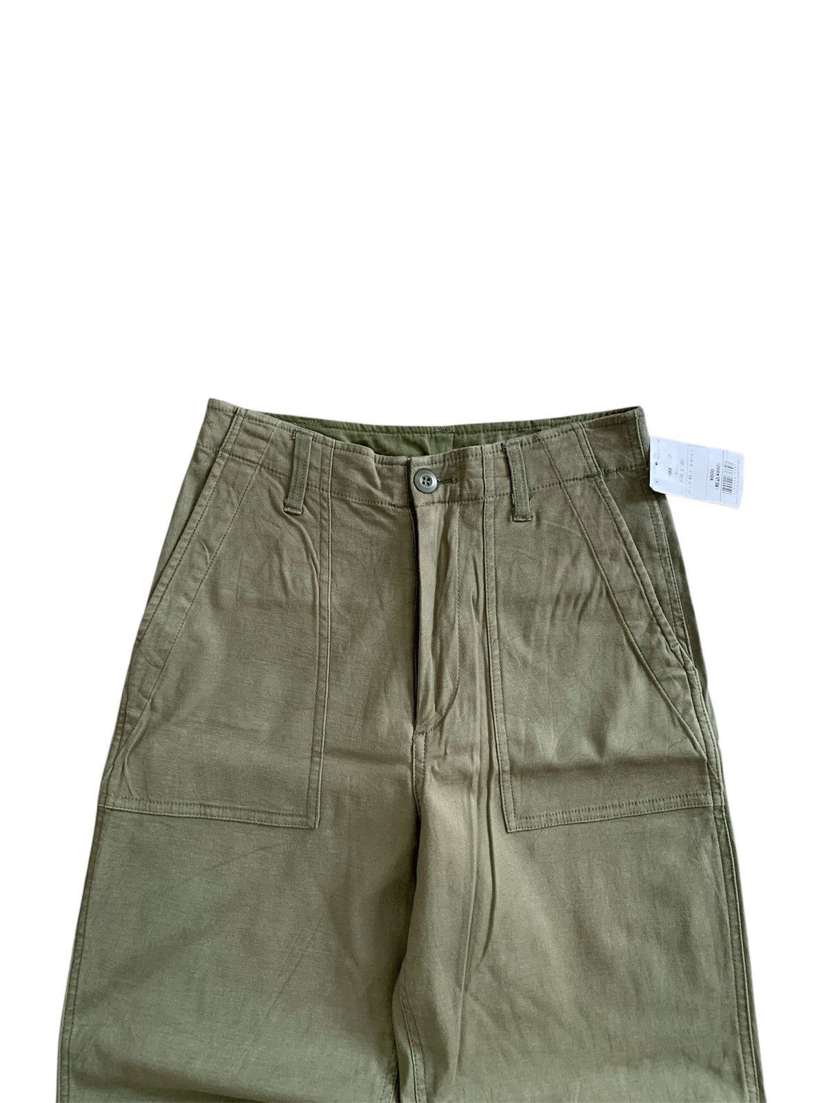 Japanese Brand Opaoeclip Military Fatigue Sateen OG Trousers Size US 26 / EU 42 - 3 Thumbnail