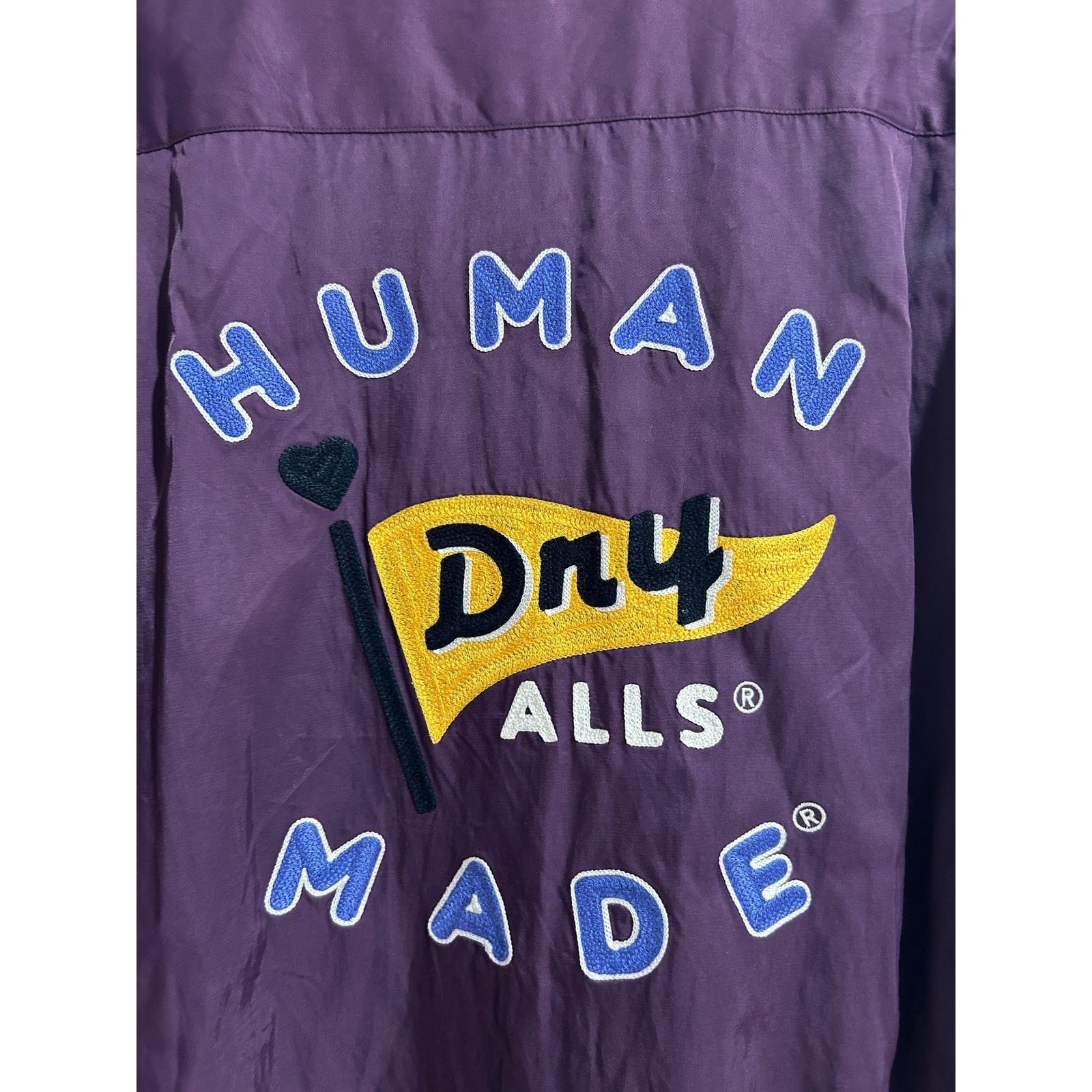 Human Made HUMAN MADE BOWLING BUTTON UP PURPLE SIZE LARGE PREOWNED Size US L / EU 52-54 / 3 - 4 Thumbnail