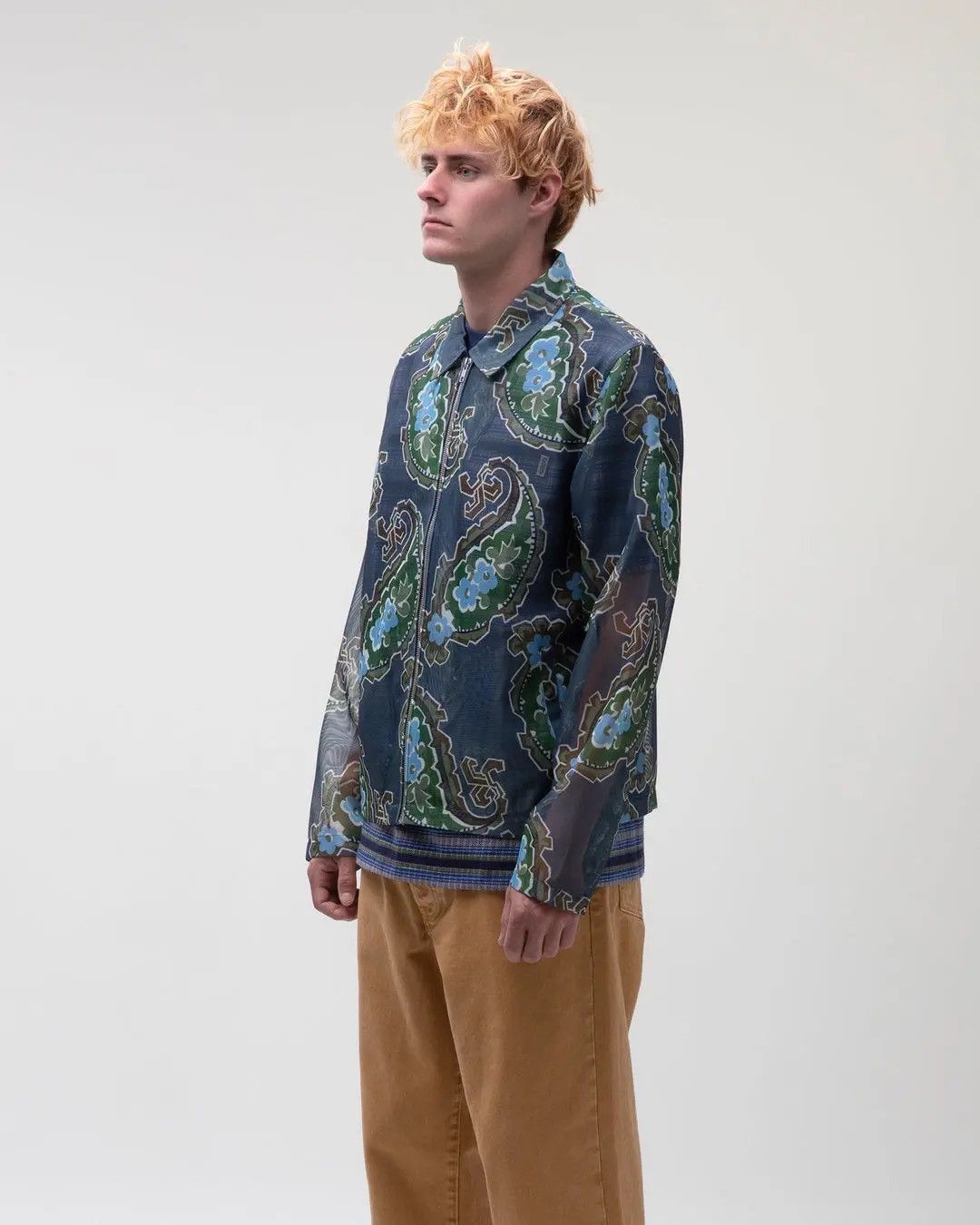 Stussy Stussy Mesh Parsley Jacket Size US S / EU 44-46 / 1 - 7 Thumbnail