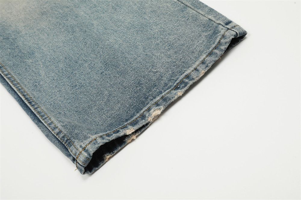 Vintage Men's loose casual washed distressed jeans Size US 32 / EU 48 - 6 Thumbnail
