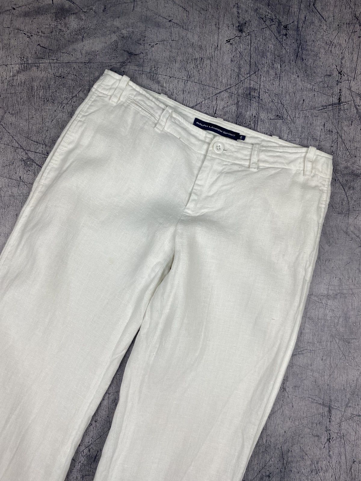 Polo Ralph Lauren × Vintage Vintage Ralph Lauren Linen Pants Size 26" / US 2 / IT 38 - 3 Thumbnail