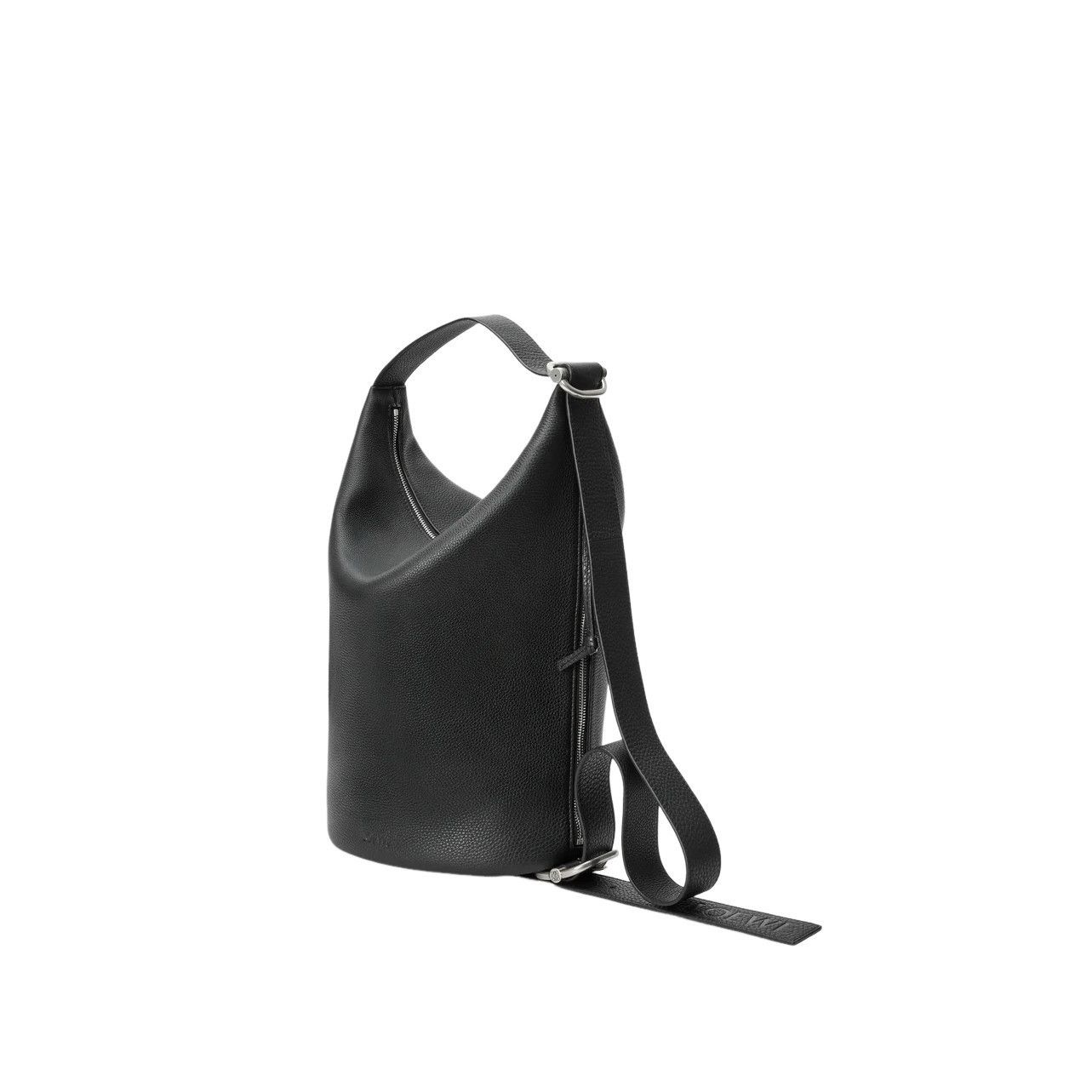 Loewe LOEWE Loop Medium $3850 Black Leather Bucket Bag New And Aut Size ONE SIZE - 2 Thumbnail