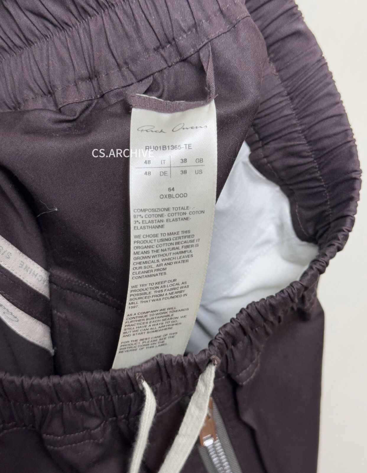 Rick Owens Rick Owens dark purple Geth bela wide leg pants 2412- Size US 38 / EU 54 - 5 Thumbnail