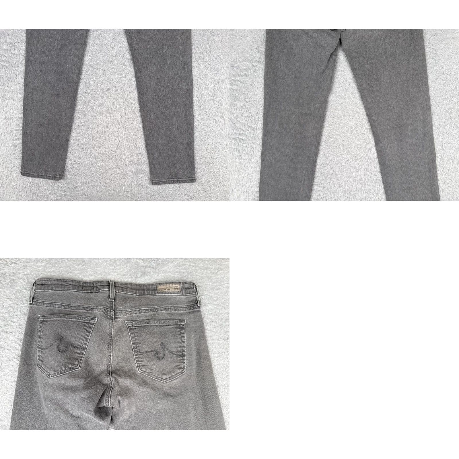 Vintage Adriano Goldschmied Jeans Women 28 Gray The Stevie Ankle Slim Straight Leg 28x28 Size 28" / US 6 / IT 42 - 10 Thumbnail