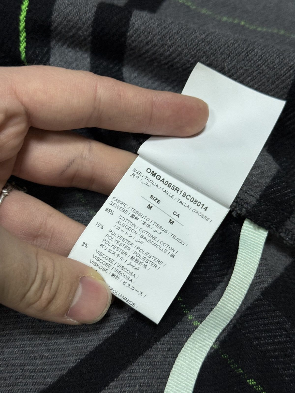 Off-White Off-White flannel hoodie impressionism check jacket shirt Size US S / EU 44-46 / 1 - 13 Thumbnail