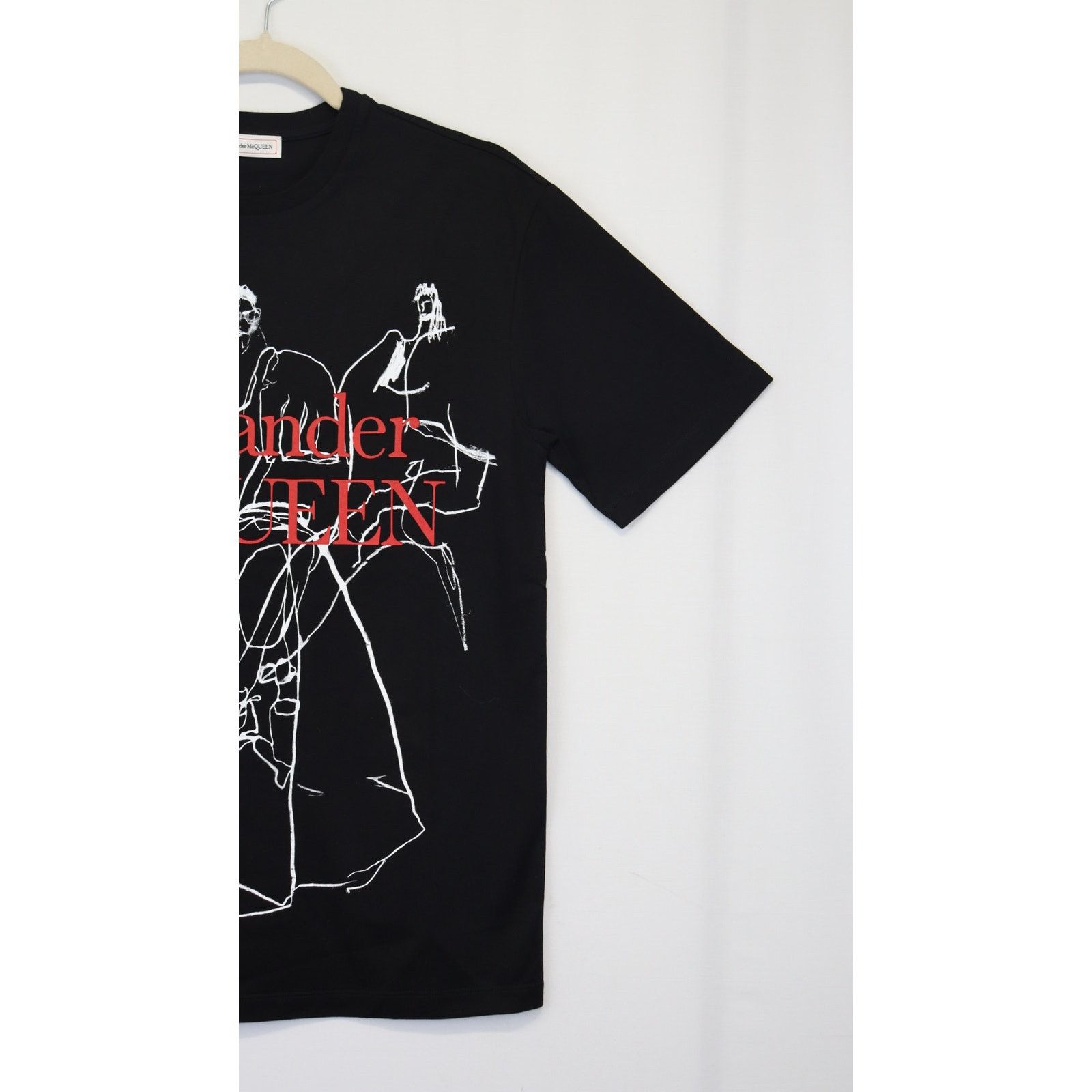 Alexander McQueen o1rshd1 ***Defective / T-Shirt in Black Size US S / EU 44-46 / 1 - 4 Thumbnail