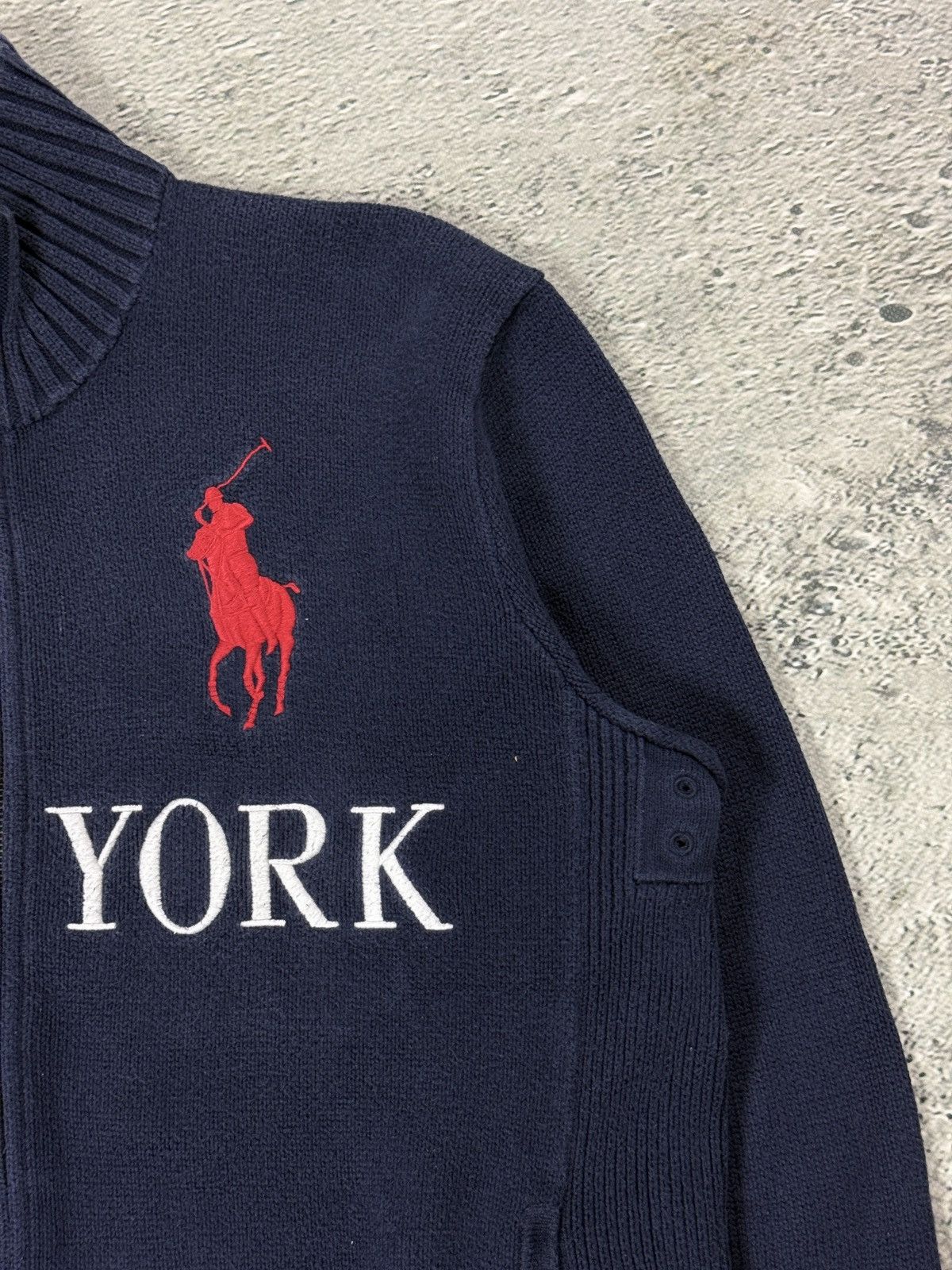 Ralph Lauren Chief Keef Polo Ralph Lauren zip sweater New York big pony Size US L / EU 52-54 / 3 - 3 Thumbnail
