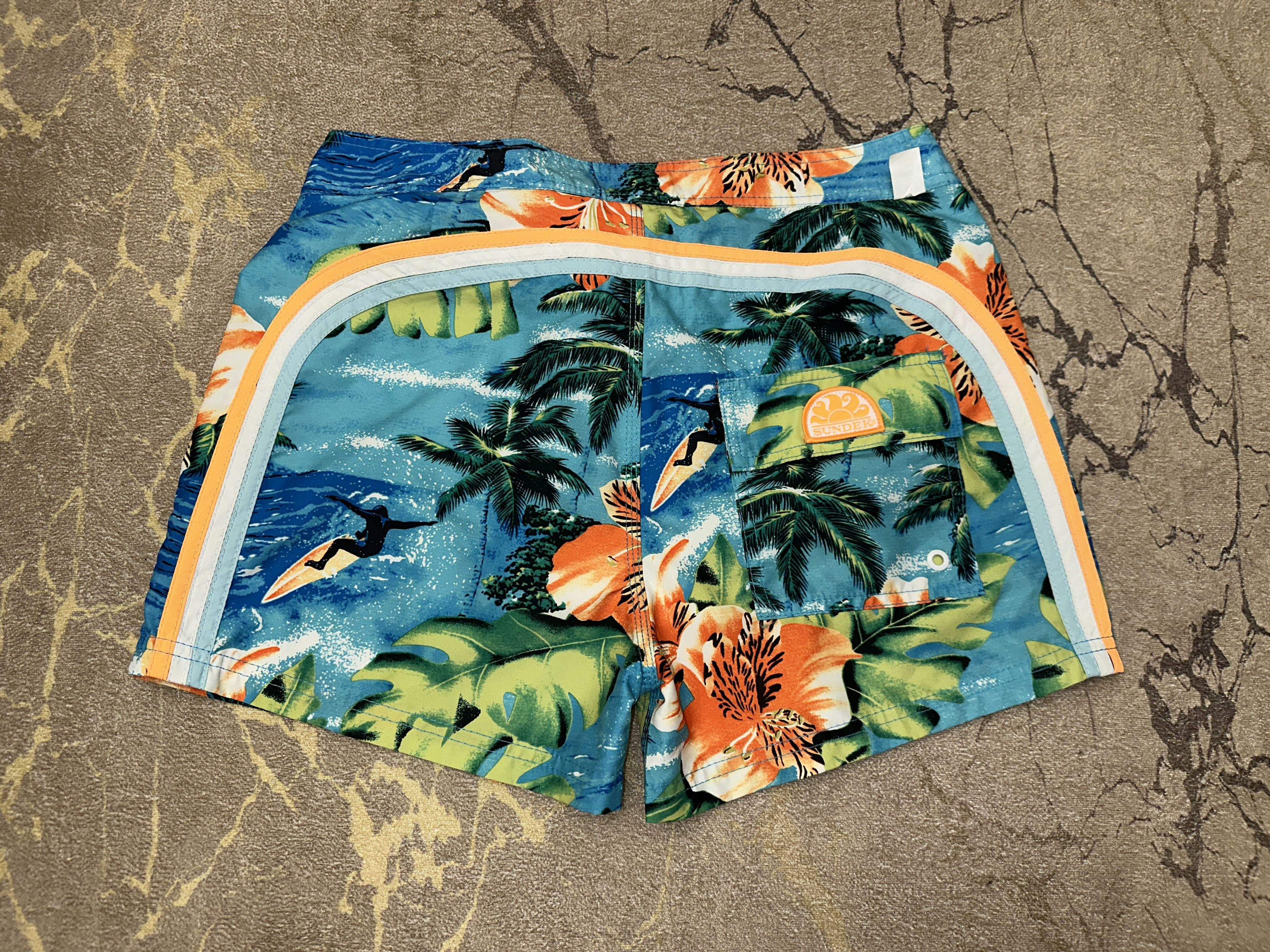Sundek Palm Tropical Sundek 30 Beach Board Shorts Trunks Size 30 S Size US 30 / EU 46 - 6 Thumbnail