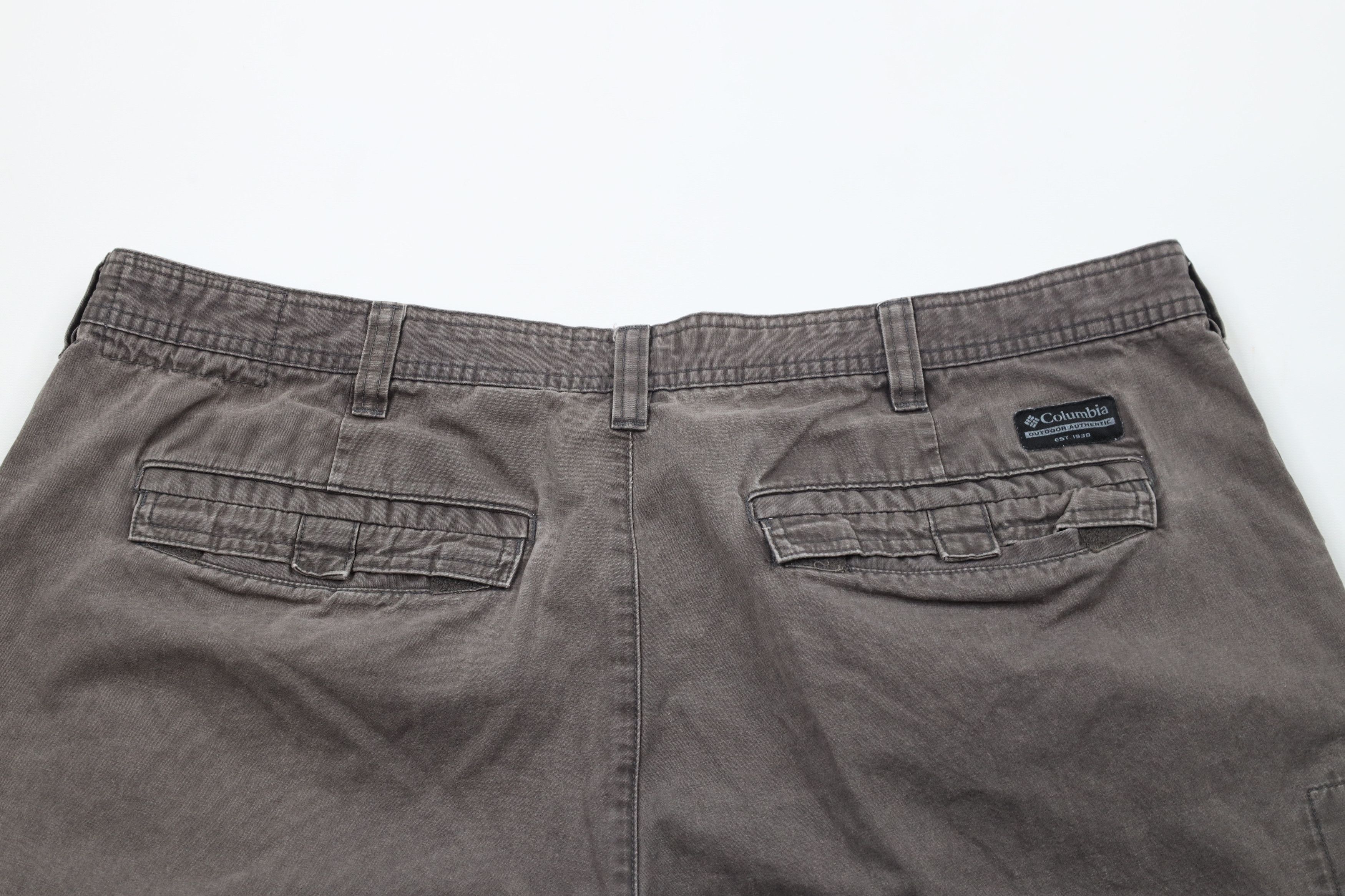 Columbia × Vintage Vintage Columbia Out Above Knee Dungaree Shorts Gray Cotton Size US 32 / EU 48 - 10 Thumbnail