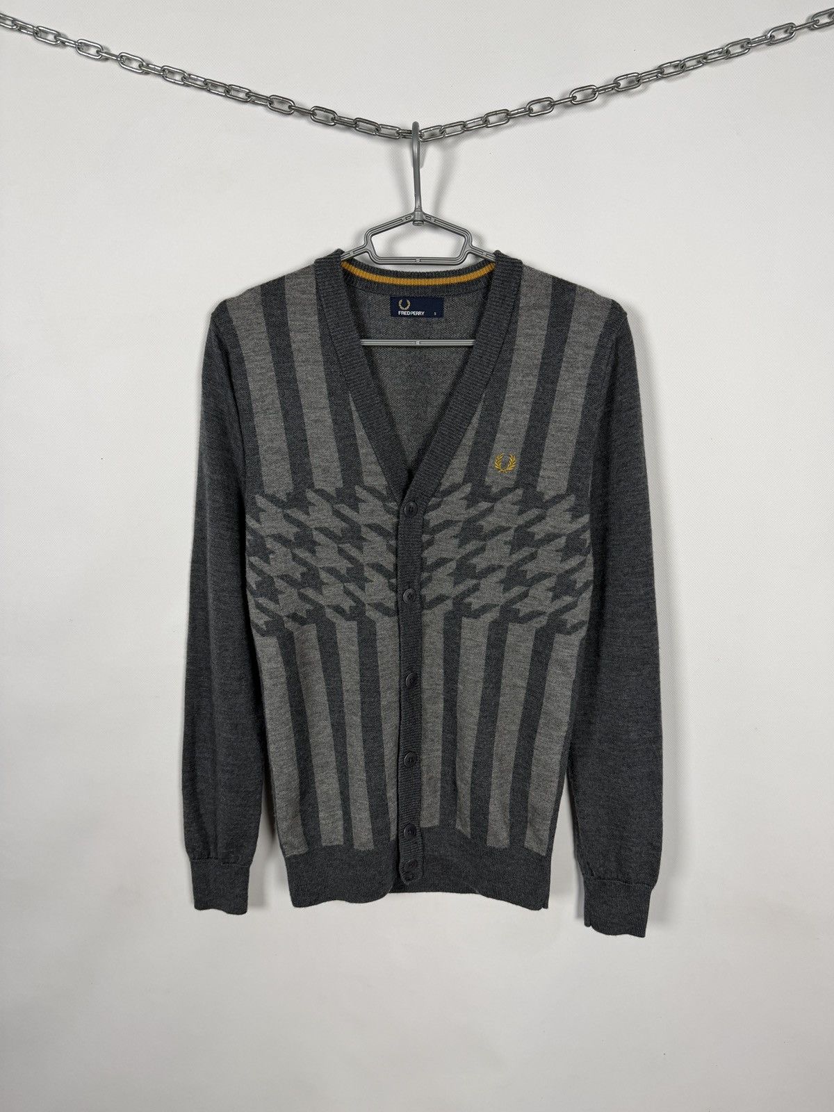 Fred Perry Men’s Fred Perry Wool Cardigan Button Up Pullover Size S Size US S / EU 44-46 / 1 - 1 Thumbnail