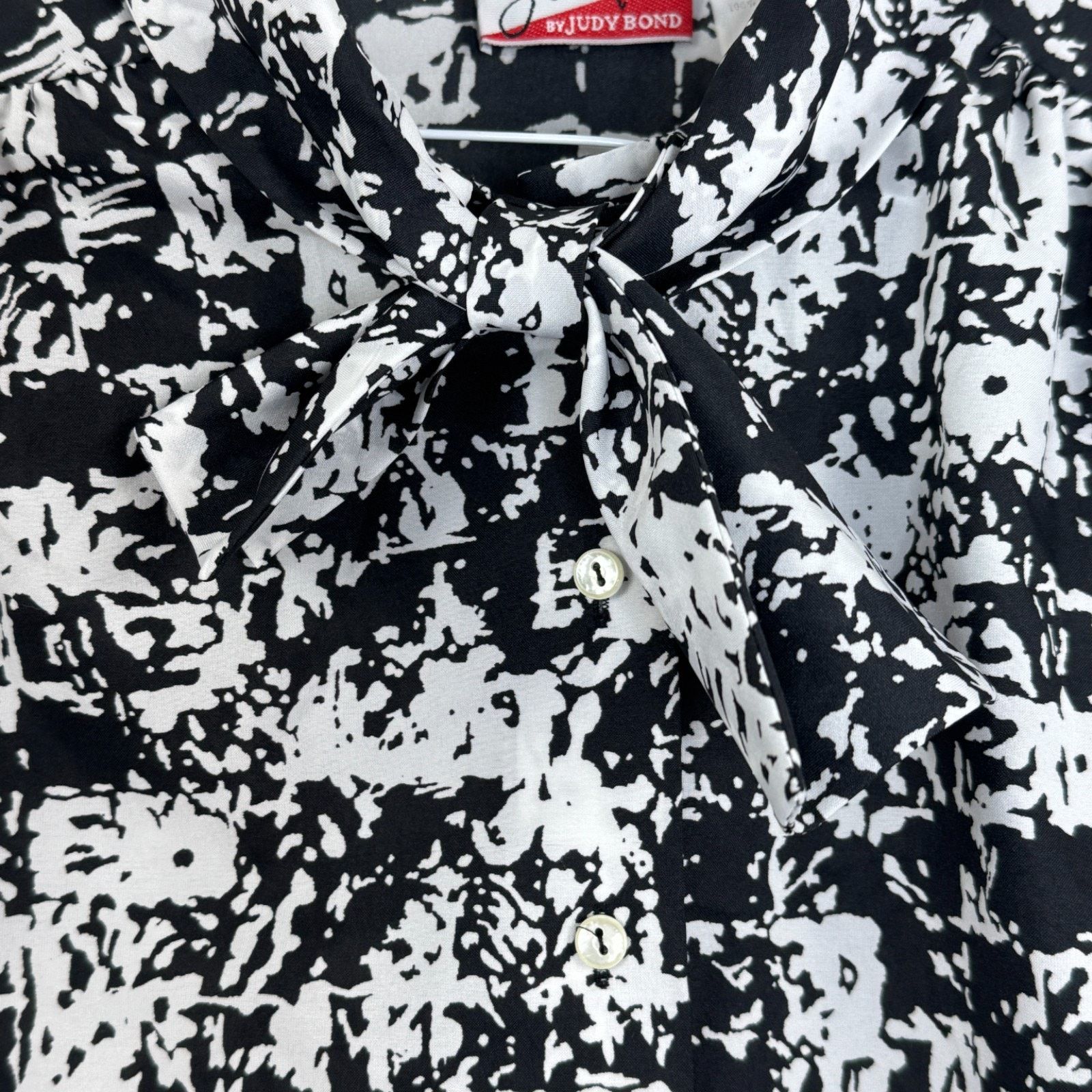Other Jonquil by Judy Bond Blouse 22W 42 Plus Size Black White Size XXL / US 16-18 / IT 52-54 - 6 Thumbnail