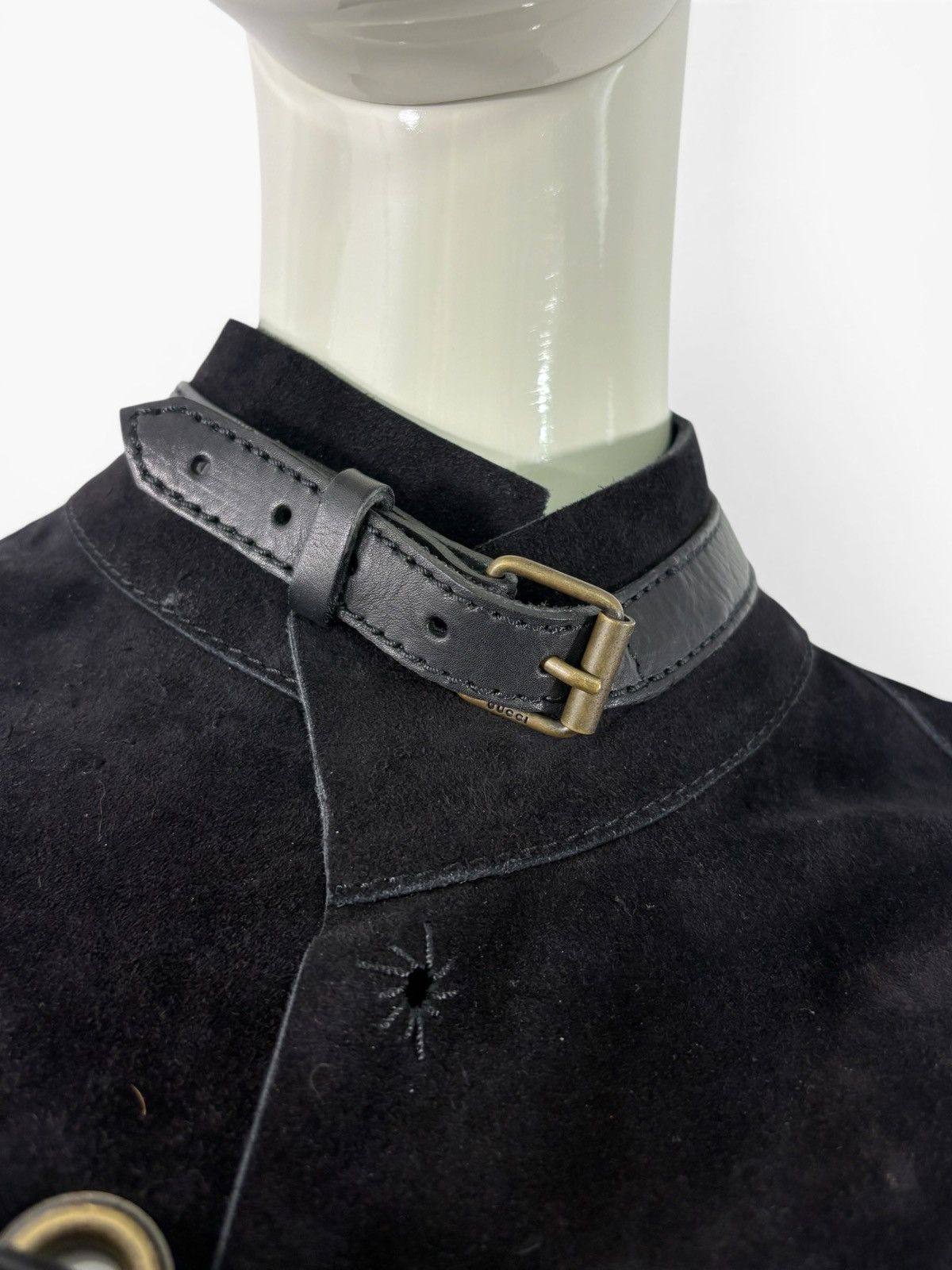 Gucci SS02 Bondage Long Leather Coat by Gucci Size L / US 10 / IT 46 - 4 Thumbnail