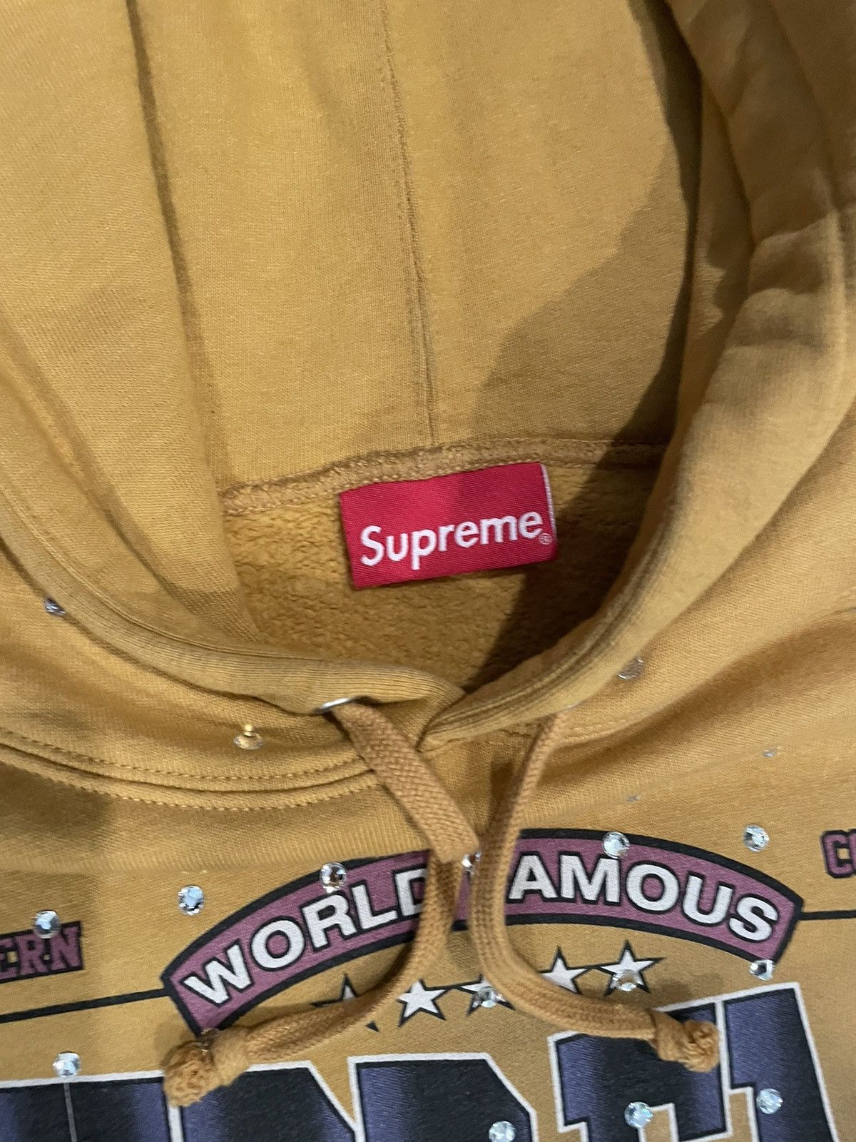 Supreme Supreme rhinestone hoodie Size US M / EU 48-50 / 2 - 4 Thumbnail