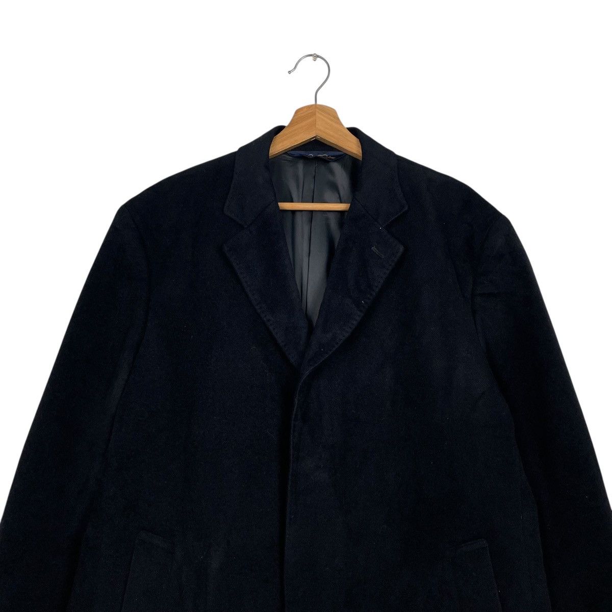 Brooks Brothers Brooks Brothers Wool Black Coat Size US M / EU 48-50 / 2 - 2 Thumbnail