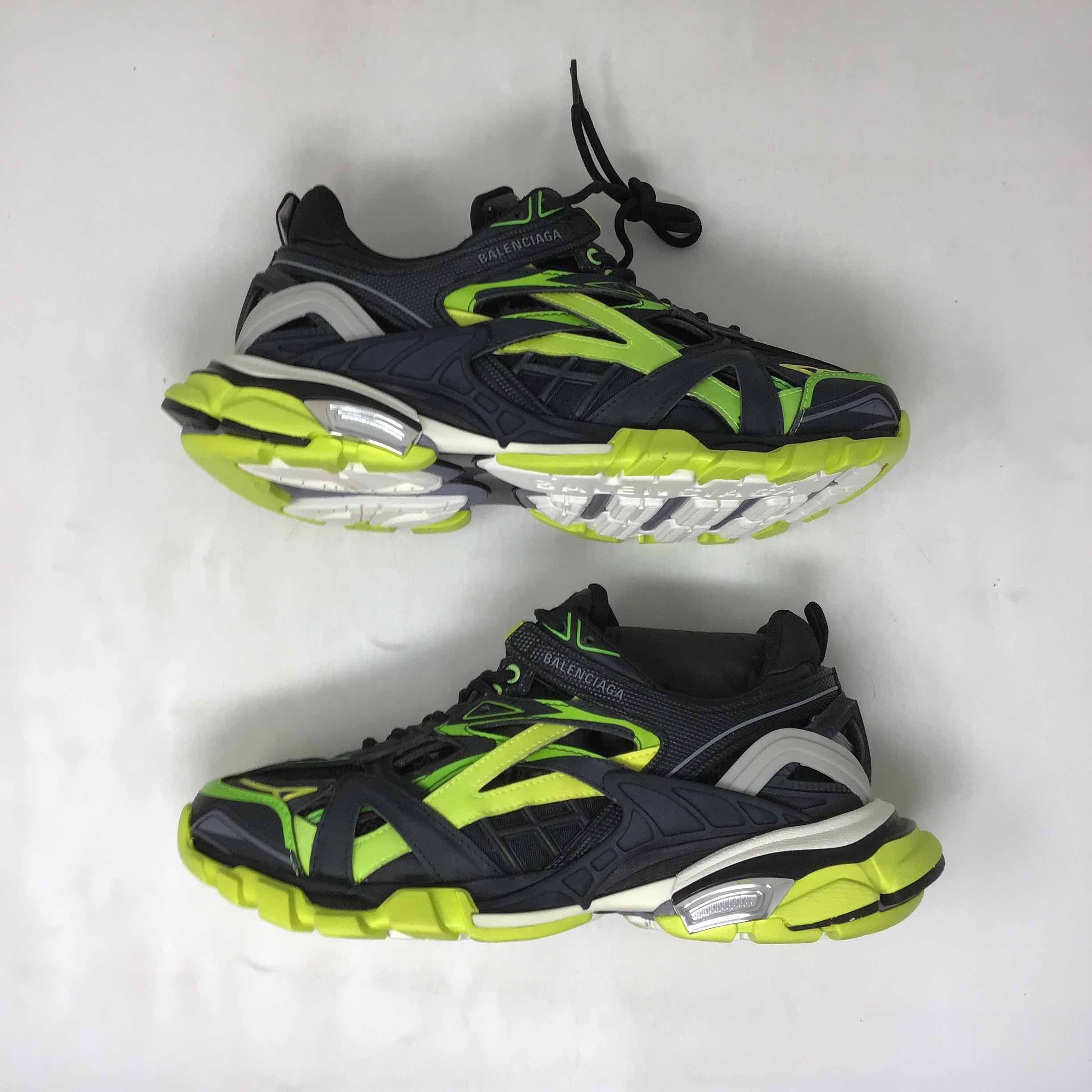 Balenciaga Trainer Black Yellow Green