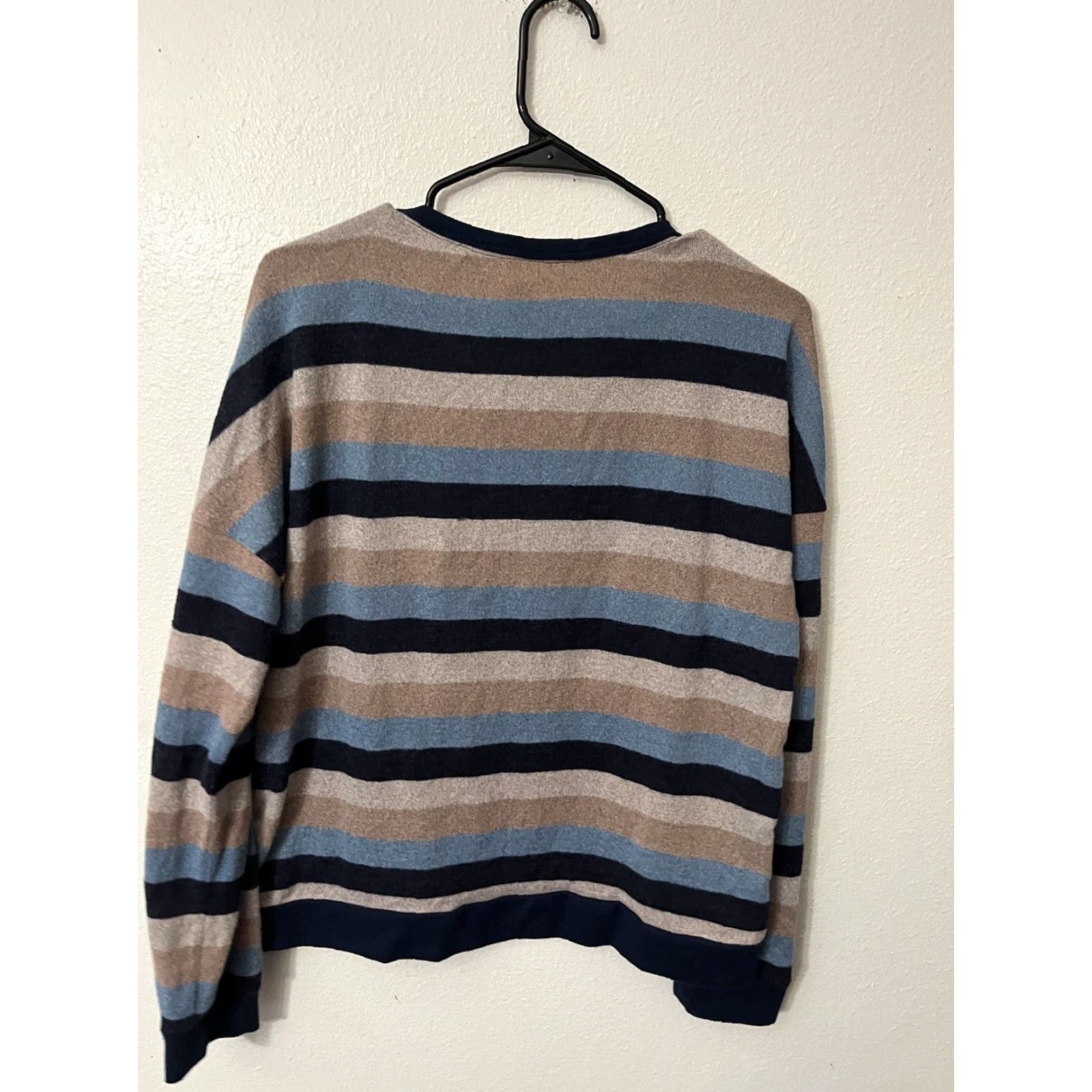 Lucky Brand Lucky Brand Sleep Shirt Womens Adult Large Multicolor Striped Long Sleeve Lounge Clothing Size L Size L / US 10 / IT 46 - 2 Thumbnail