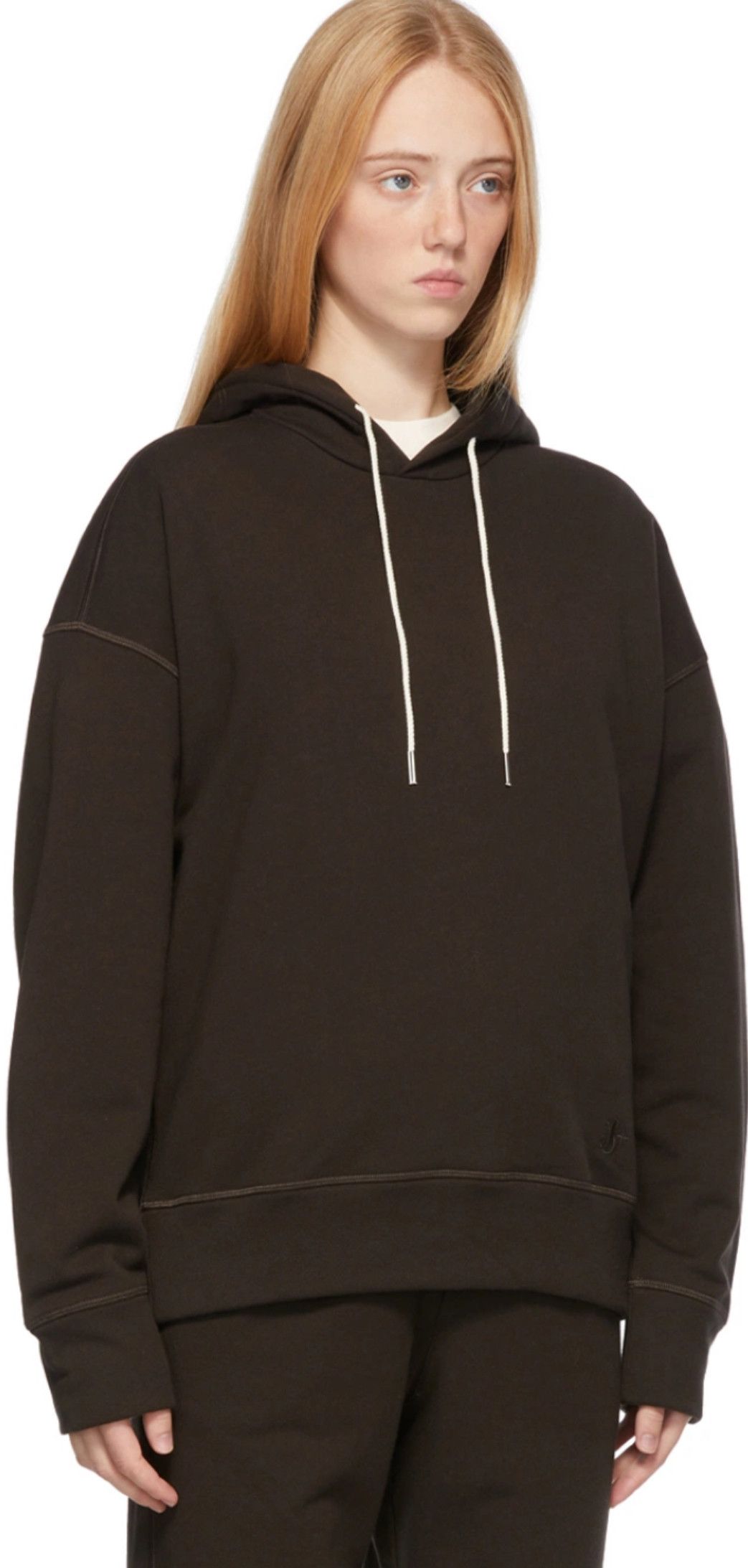 Jil Sander Jil Sander Hoodie Brown Size US M / EU 48-50 / 2 - 1 Thumbnail