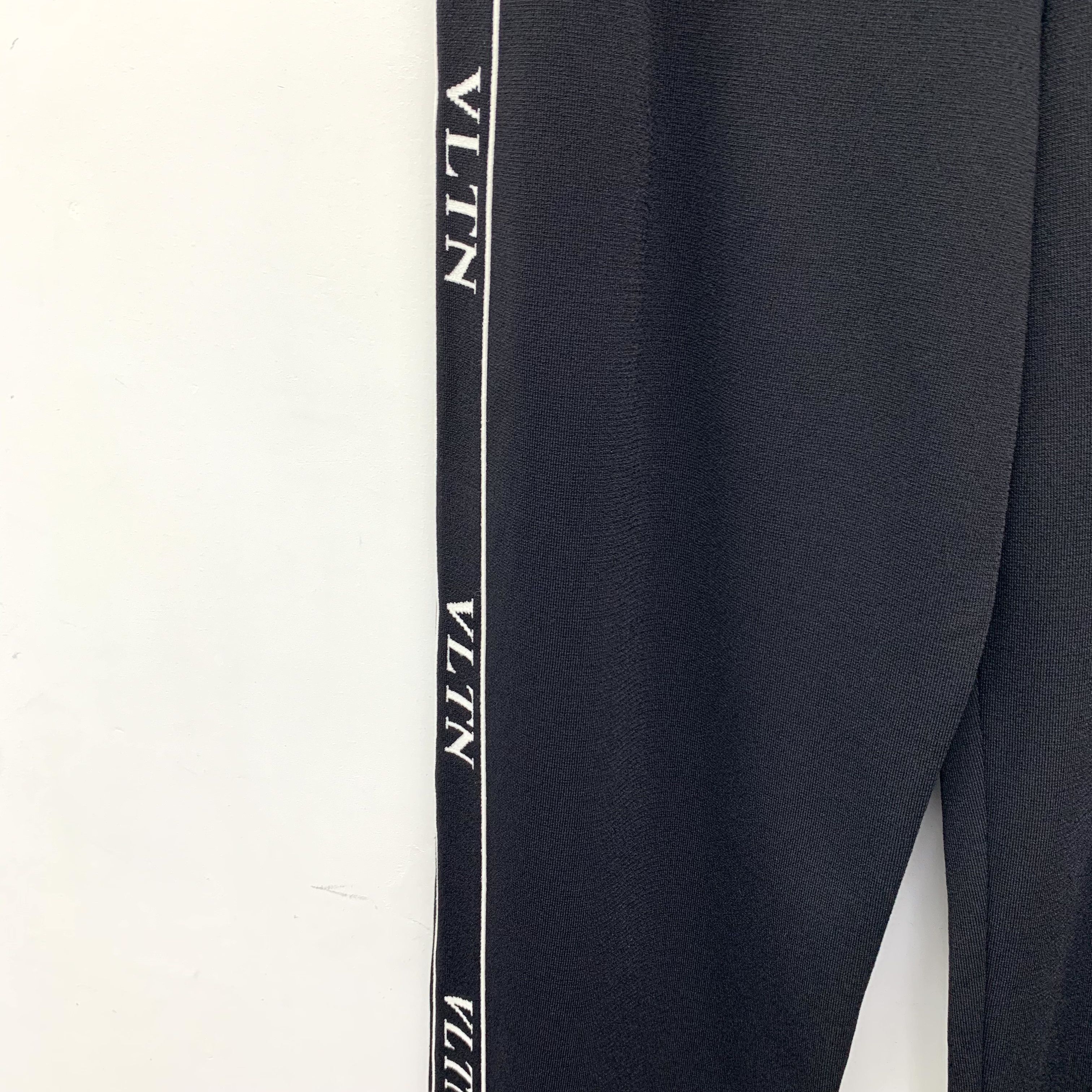 Valentino Valentino Side Logo Pants Black (L) Size US 33 - 4 Thumbnail
