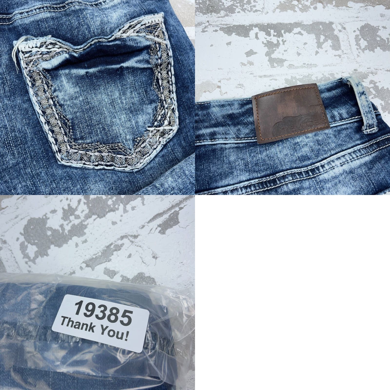 Vintage Maurices Jeans Women 6 Skinny Fit Denim Blue 5-Pocket Stretch Regular Cargo: Maurices? Size 28" / US 6 / IT 42 - 9 Thumbnail