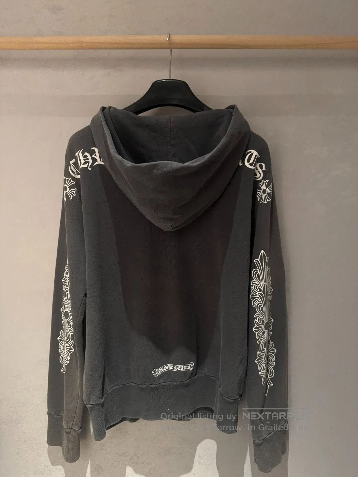 Chrome Hearts distressed black zip. Size US S / EU 44-46 / 1 - 2 Thumbnail