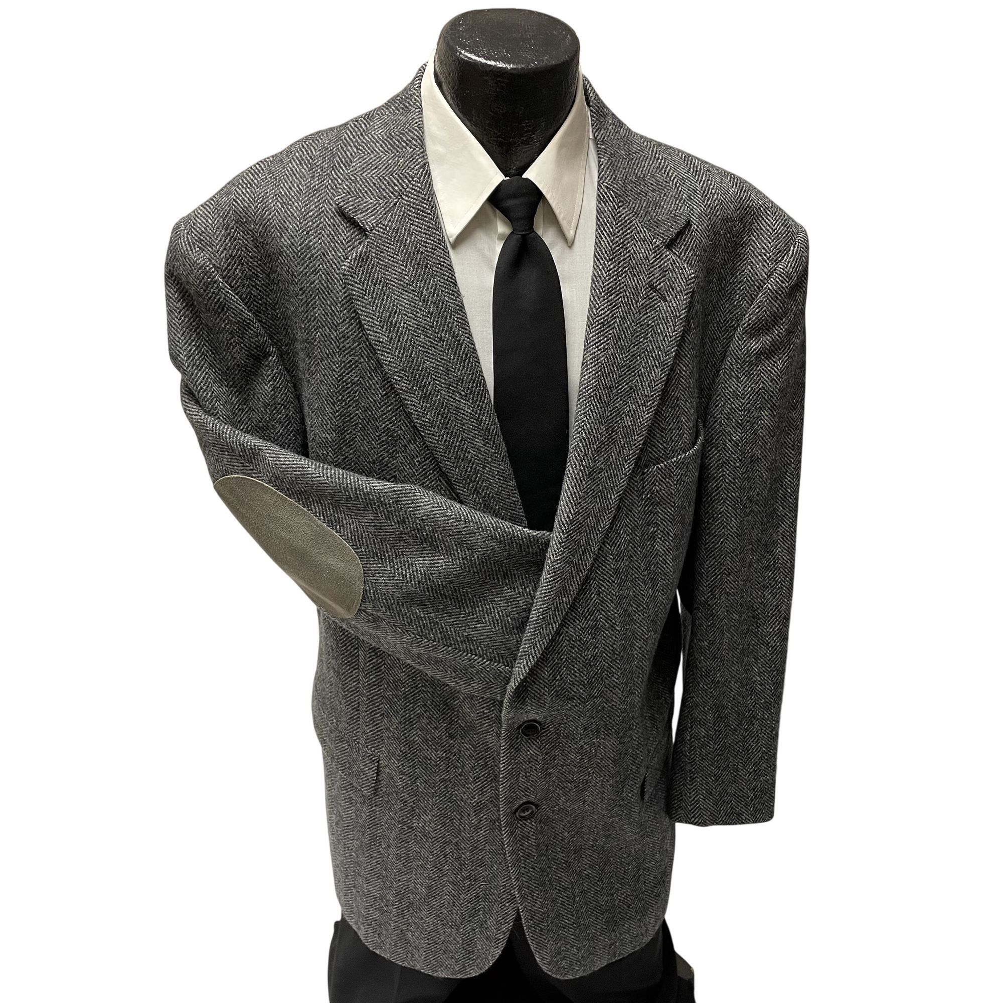 Other Vtg Repp LTD Sport Coat Wool HERRINGBONE Shooting Jacket Size 48R - 1 Thumbnail
