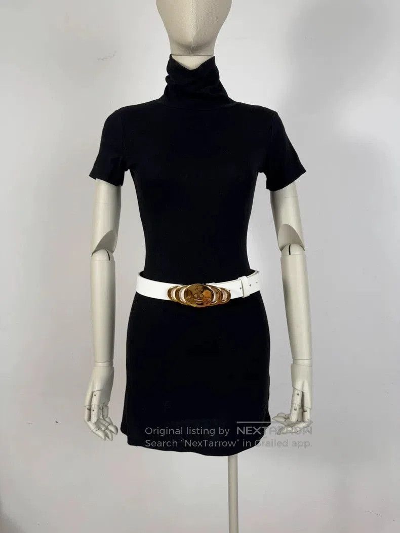 Vivienne Westwood Vivienne Westwood Gold Saturn Leather Belt . Size ONE SIZE - 2 Thumbnail