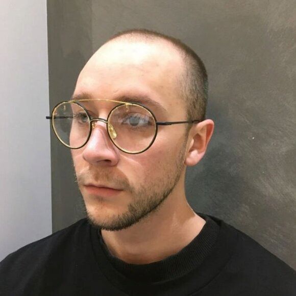 Thom Browne Thom Browne TB108 CNVYGLD50 Eyeglasses 50mm Size ONE SIZE - 3 Thumbnail