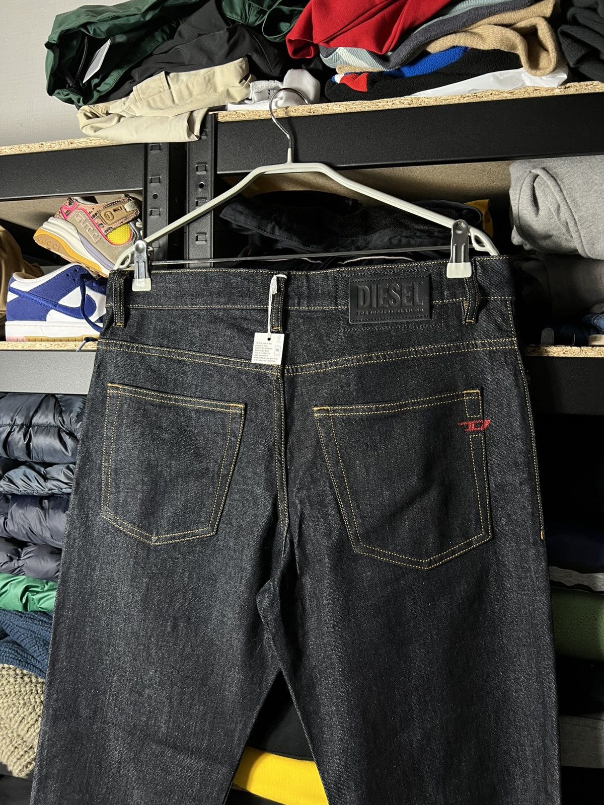 Diesel Diesel Raw Tapered Fit Jeans 🇮🇹 Premium Dark Wash Denim Size US 32 / EU 48 - 13 Thumbnail