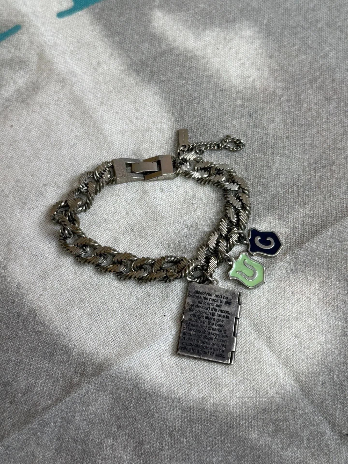 Undercover UNDERCOVER Neoboy Poetry Bracelet. Size ONE SIZE - 2 Thumbnail