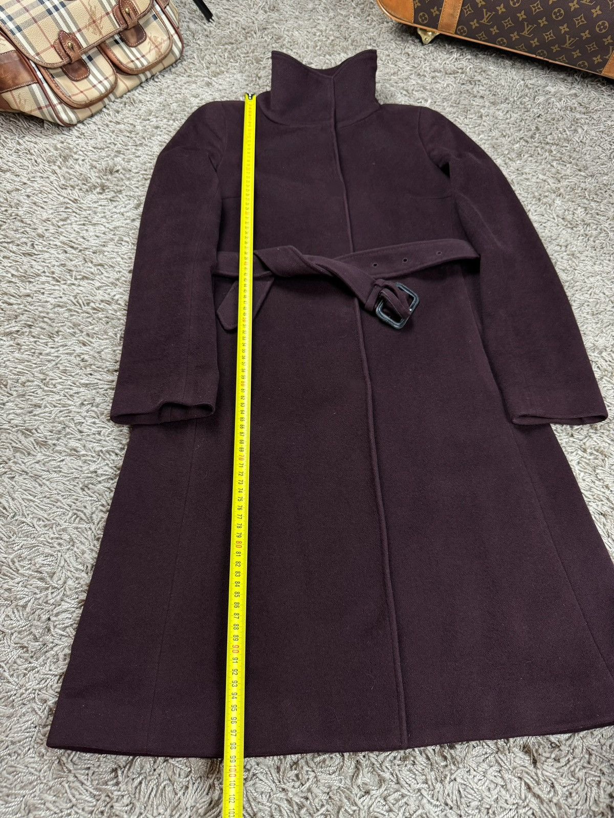 Burberry Wool coat trench Burberry original streetwear luxury item Size S / US 4 / IT 40 - 6 Thumbnail
