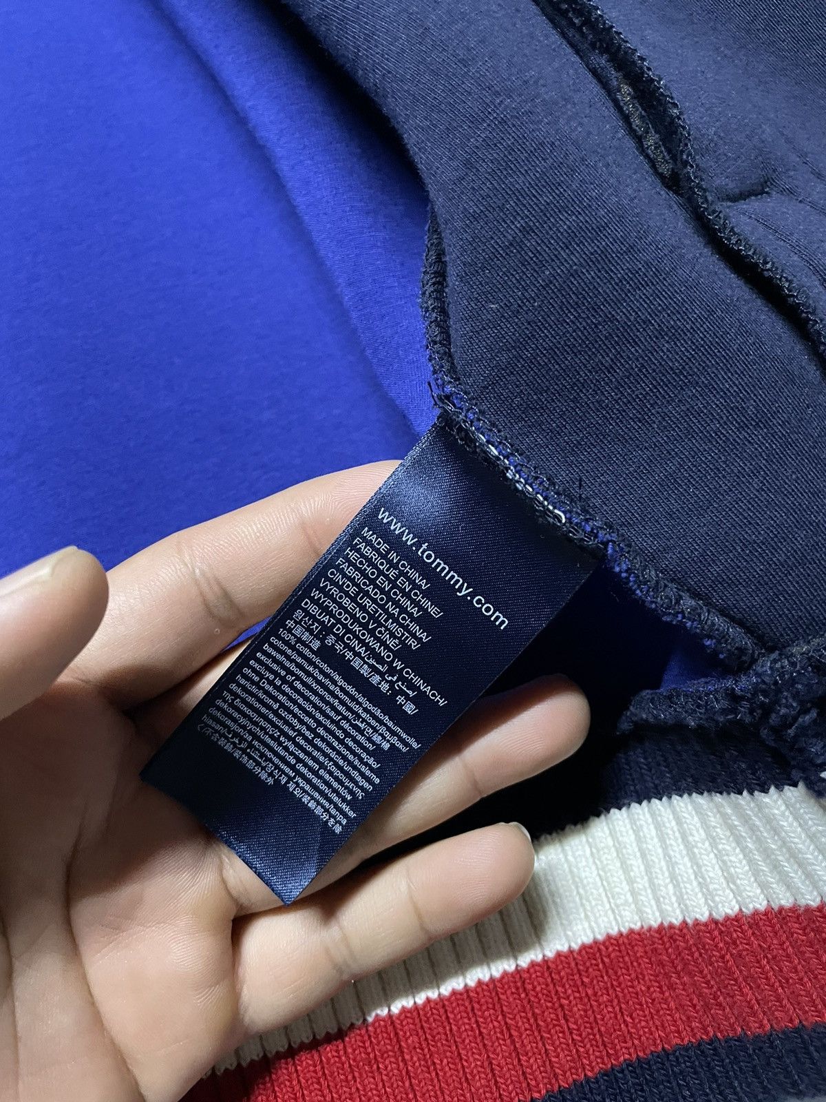 Tommy Hilfiger × Tommy Jeans × Vintage Tommy Hilfiger Varsity Scuba sample Biglogo jacket Size US M / EU 48-50 / 2 - 16 Thumbnail